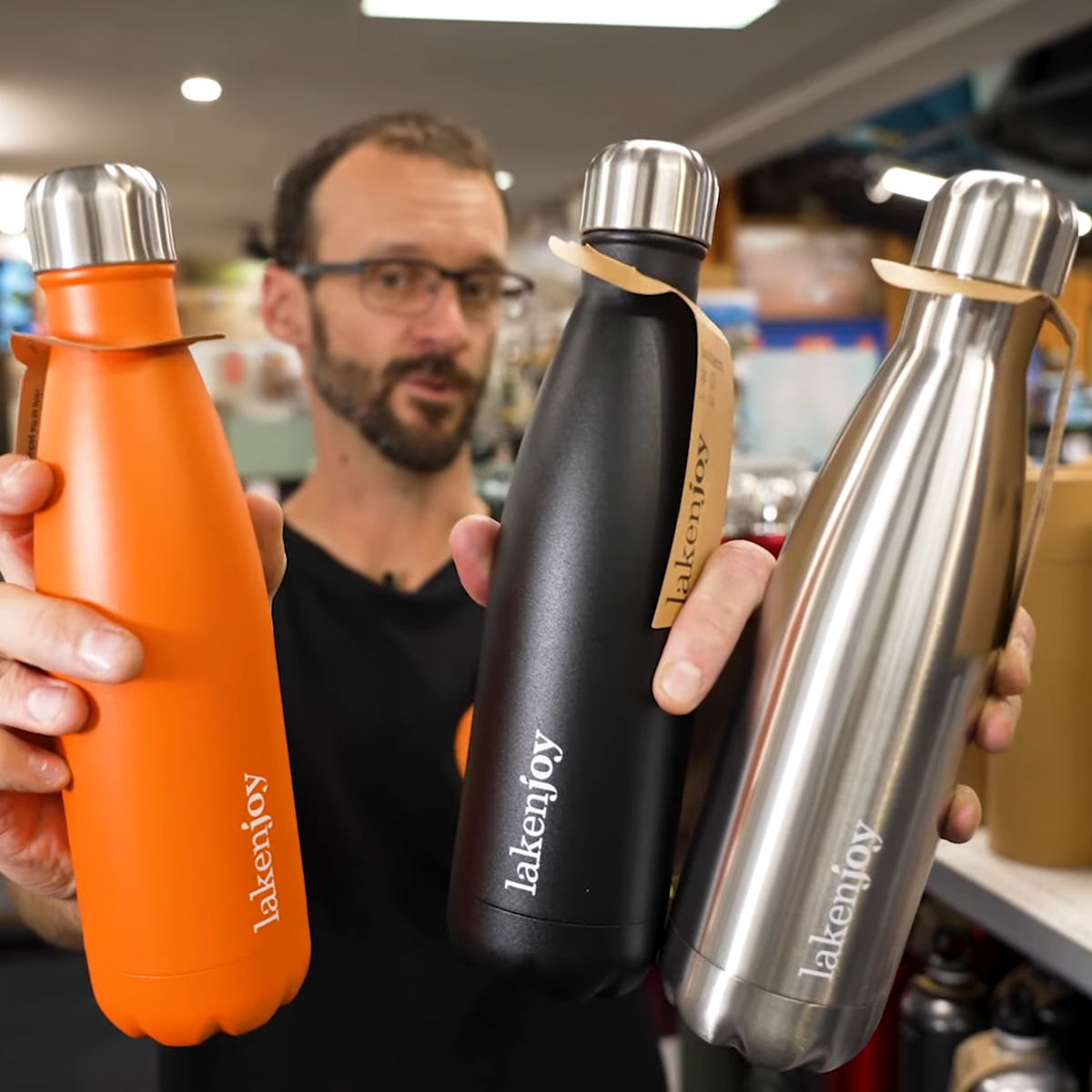 Bình Giữ Nhiệt Cắm trại LakenJoy Thermo 500ml