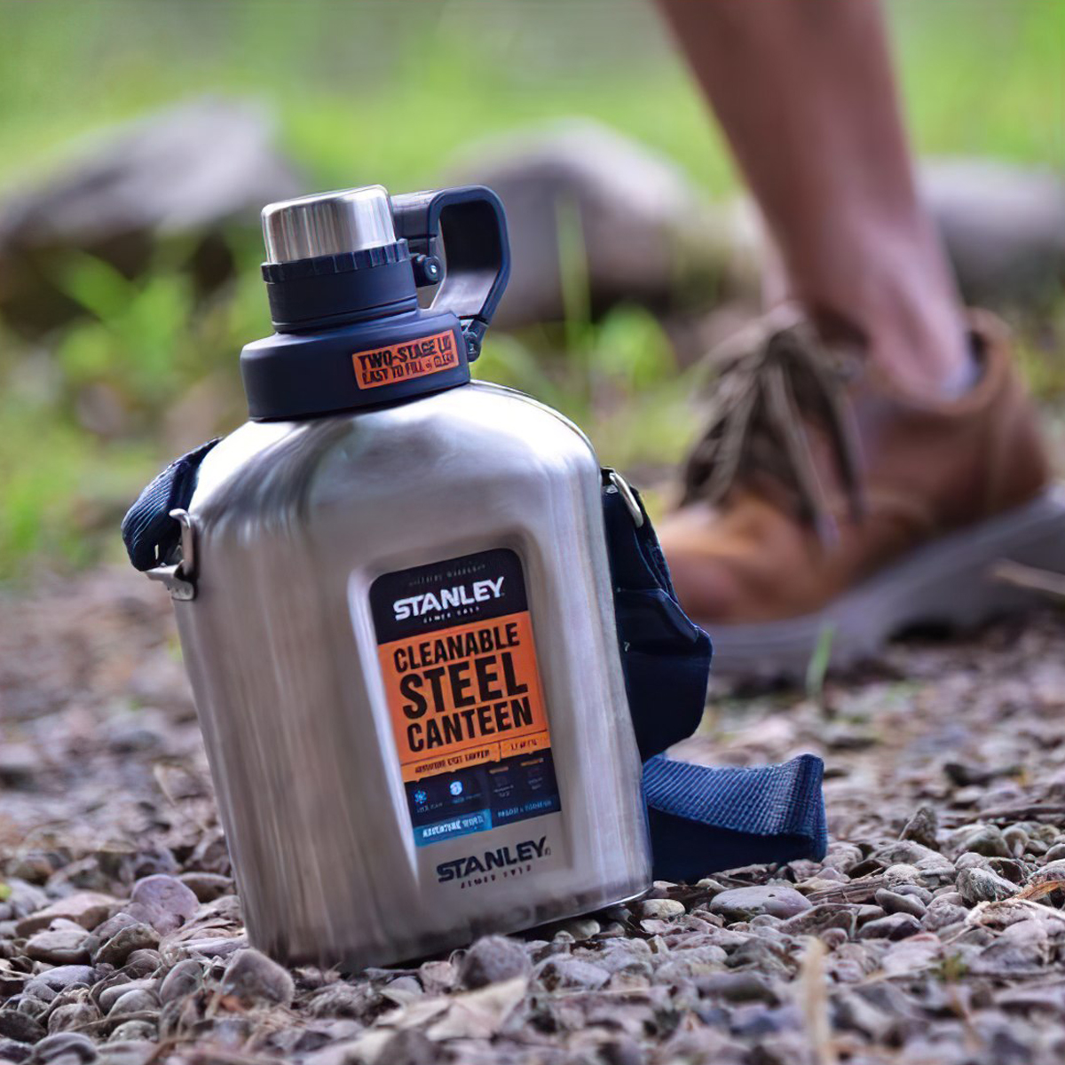 Bình Giữ Nhiệt Cắm Trại Stanley Canteen Adventure 1L