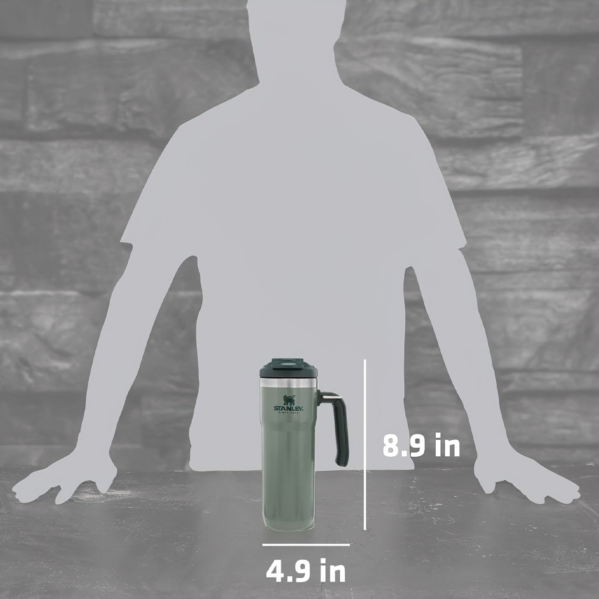 Bình Giữ Nhiệt Cắm Trại Stanley CLASSIC TWINLOCK TRAVEL 590ml