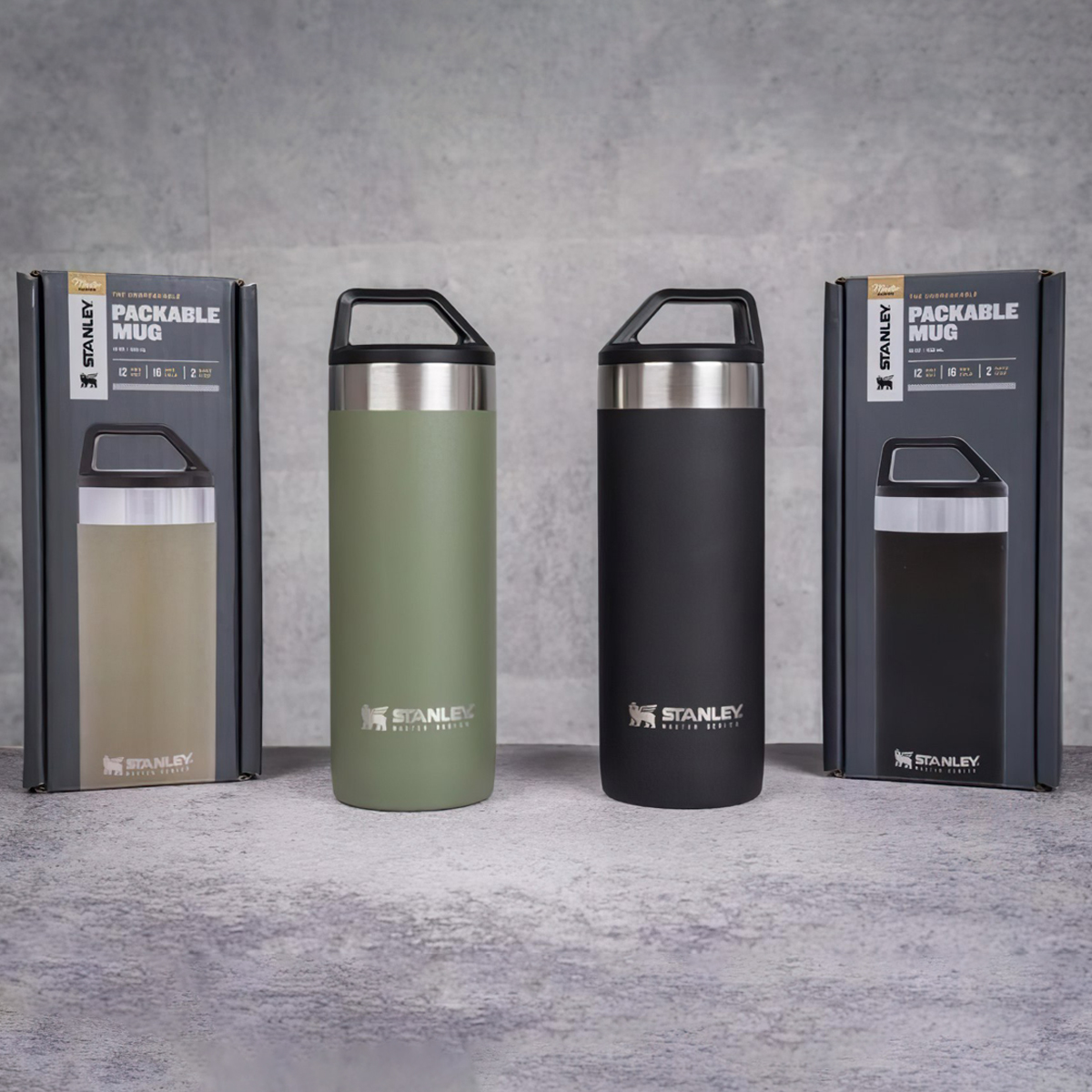 Bình Giữ Nhiệt Cắm Trại Stanley Master Unbreakable Packable 530Ml