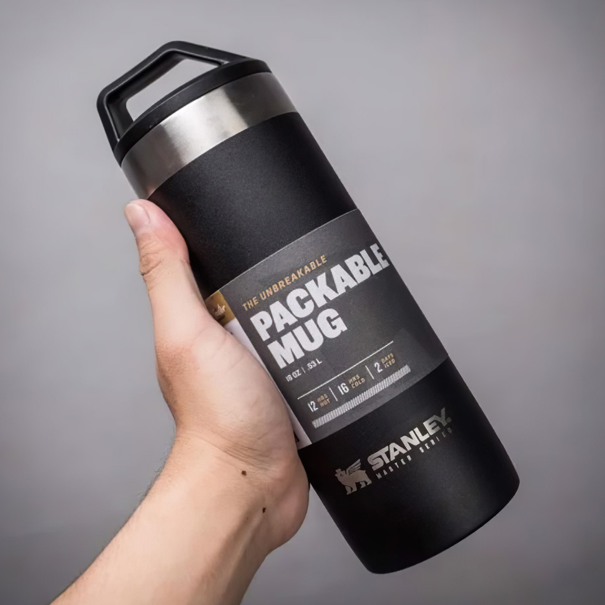 Bình Giữ Nhiệt Cắm Trại Stanley Master Unbreakable Packable 530Ml