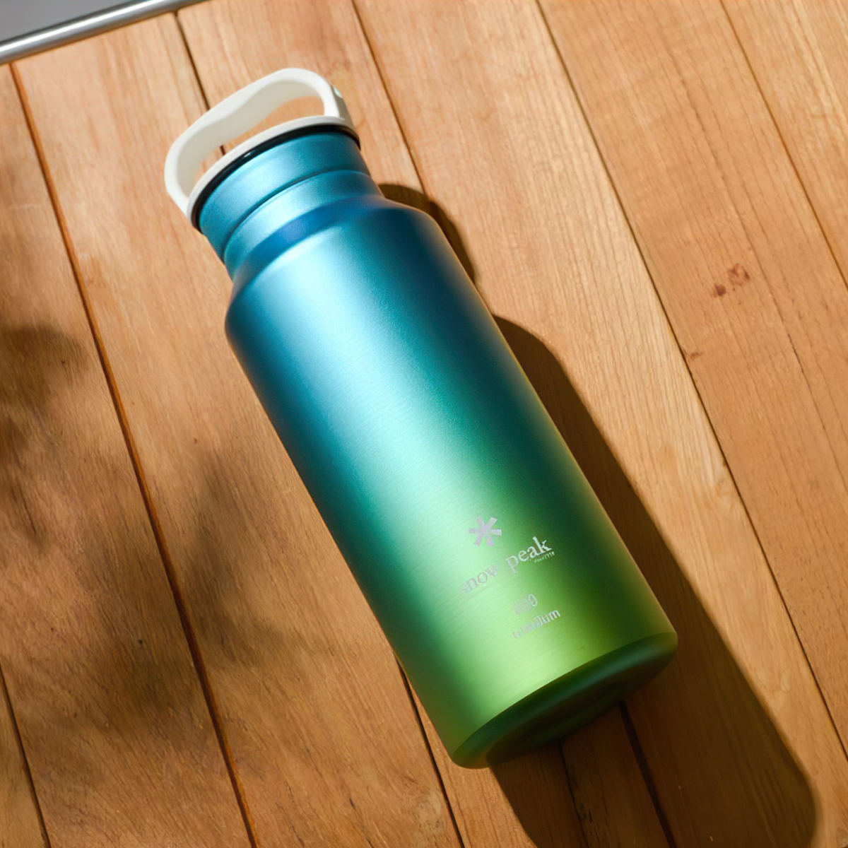Bình Nước Cắm Trại Du Lịch Snowpeak Titanium Aurora Bottle Ocean ( New 2023 )