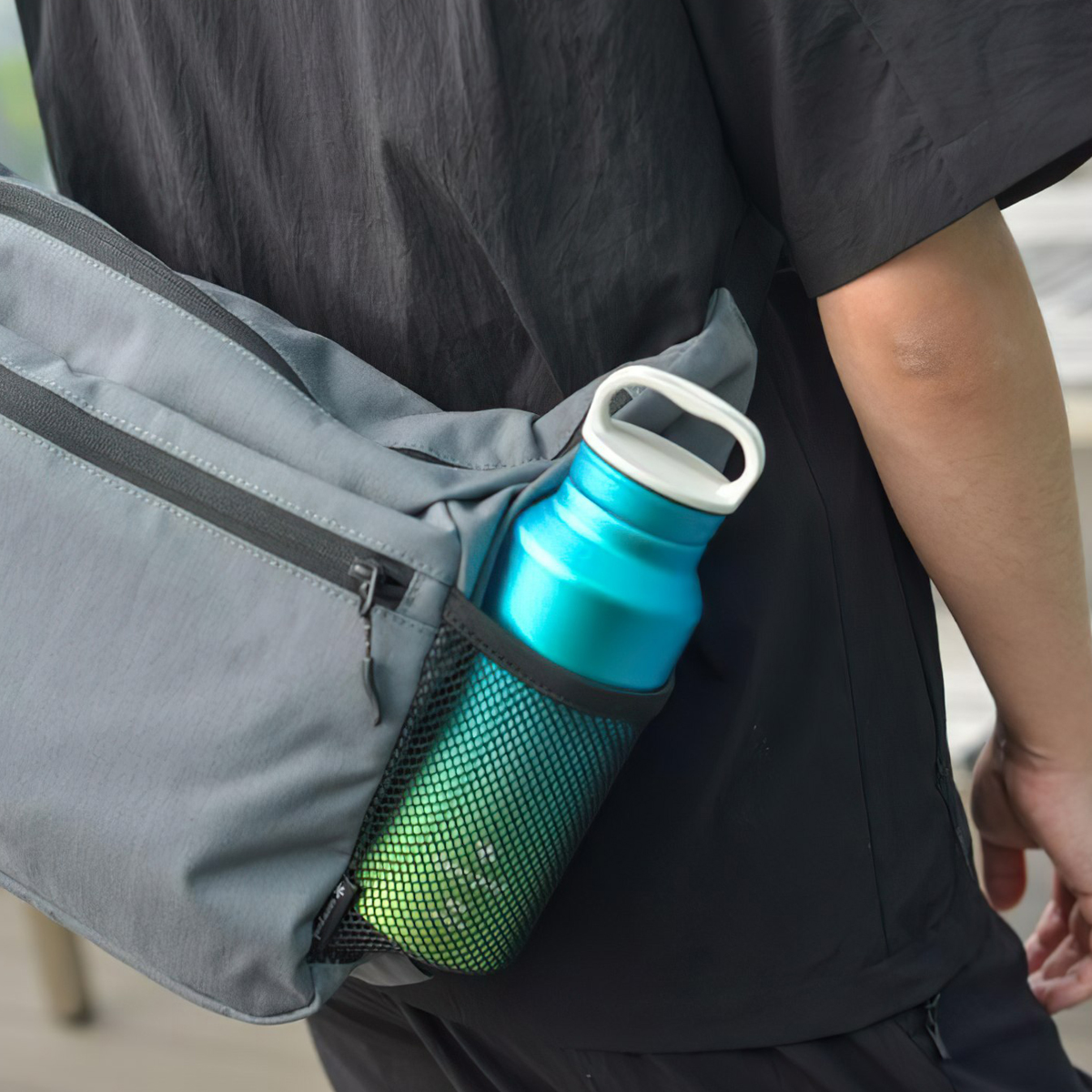 Bình Nước Cắm Trại Du Lịch Snowpeak Titanium Aurora Bottle Ocean ( New 2023 )