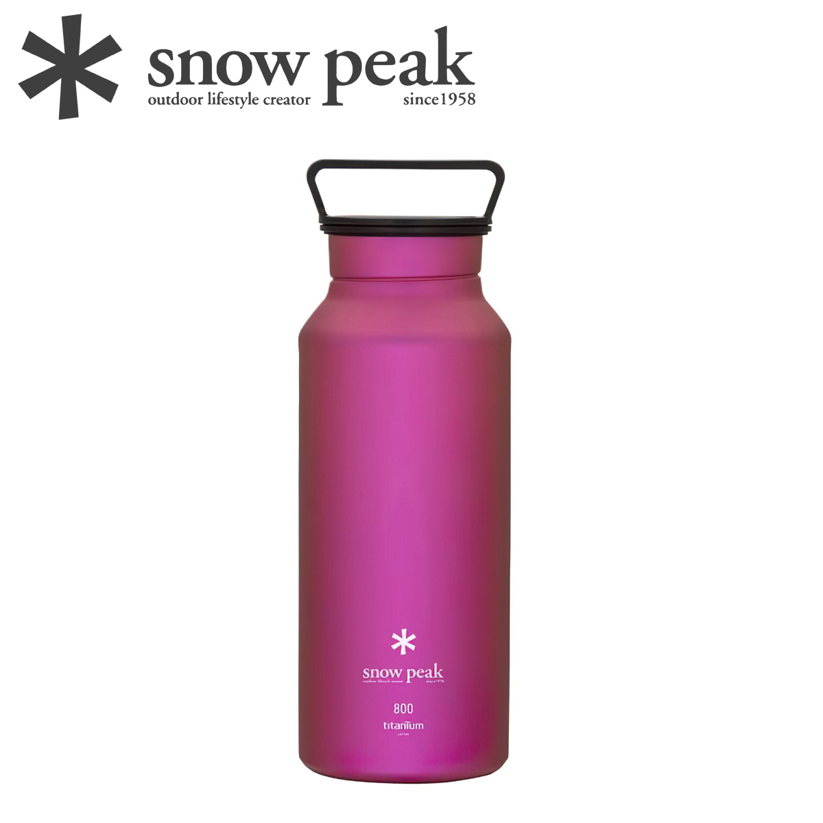 Bình Nước Cắm Trại Du Lịch Snowpeak Titanium Aurora Bottle