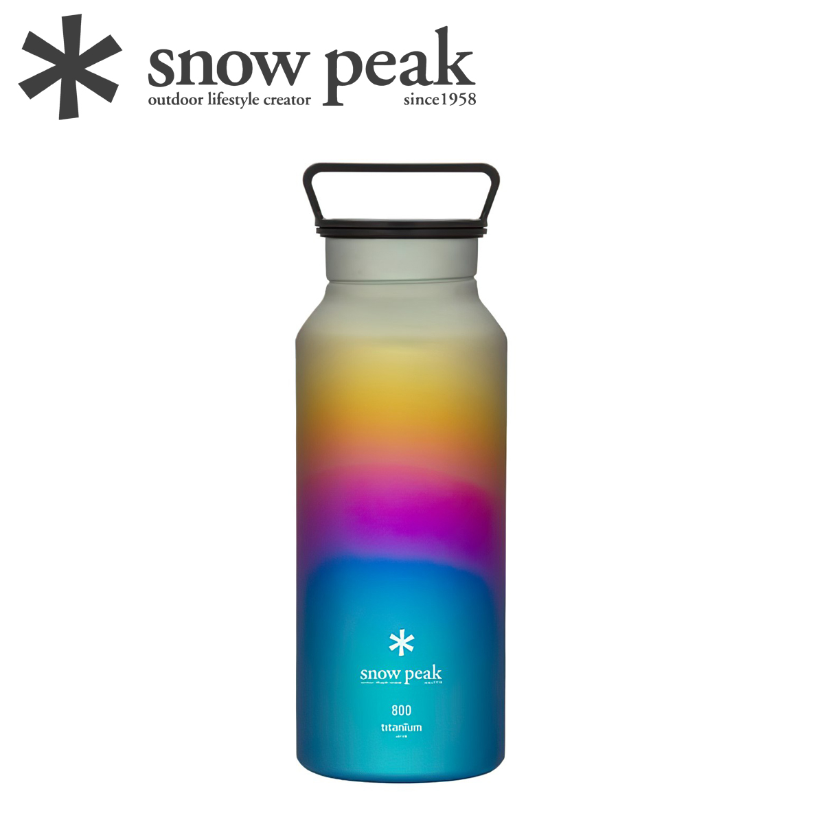 Bình Nước Cắm Trại Du Lịch Snowpeak Titanium Aurora Bottle
