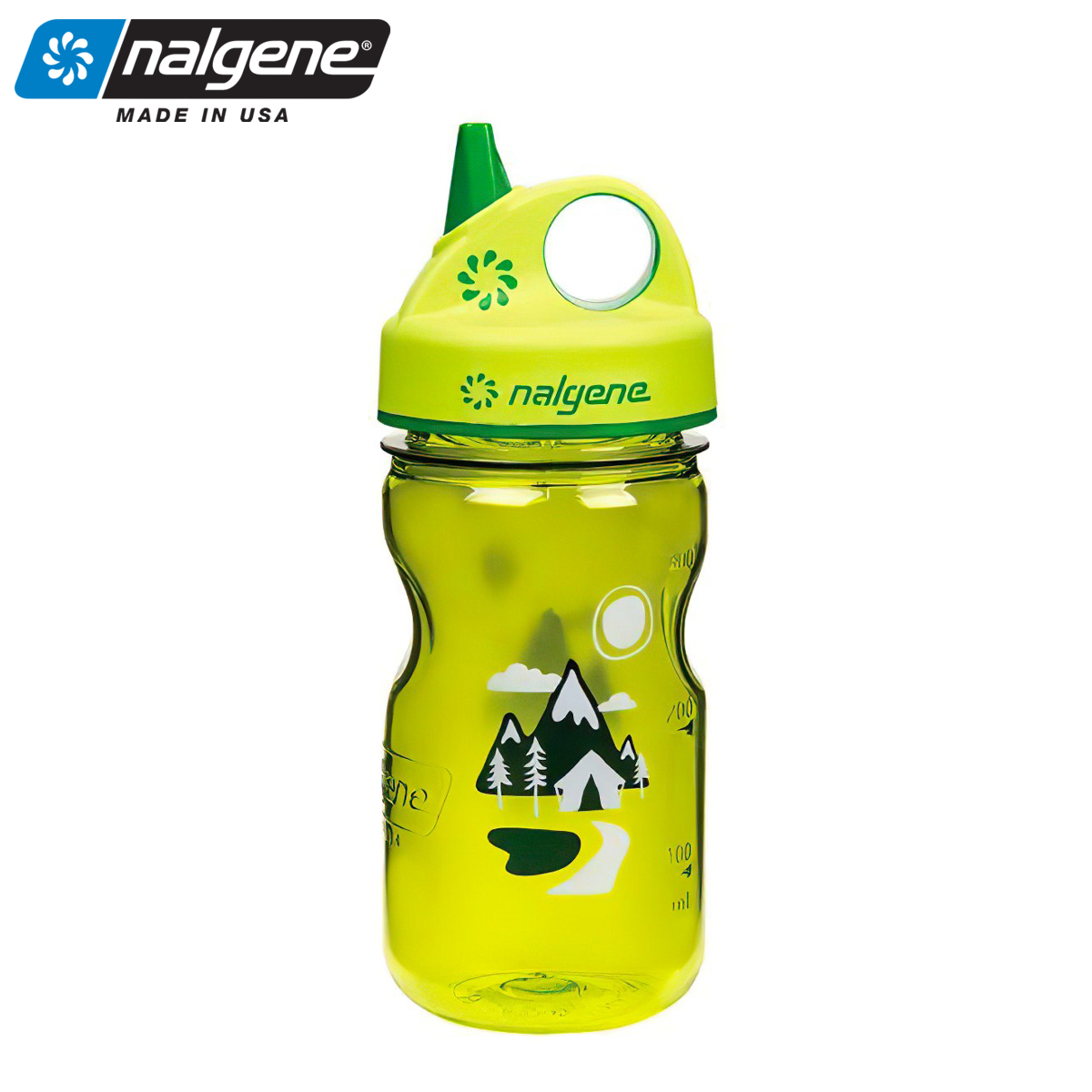 Nalgene Grip 'n Gulp 12 Oz Tritan Water Bottle - Compact & Durable For On-the-Go