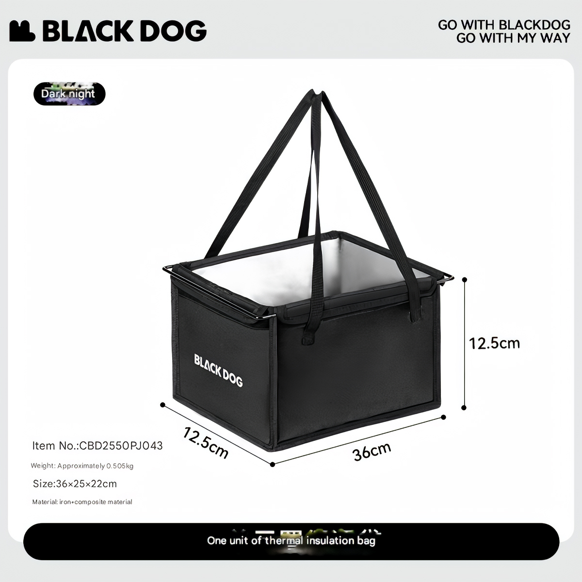 Blackdog Bàn Xếp Cắm Trại Dã Ngoại IGT Tactical 4.5 Unit CBD2550JJ011