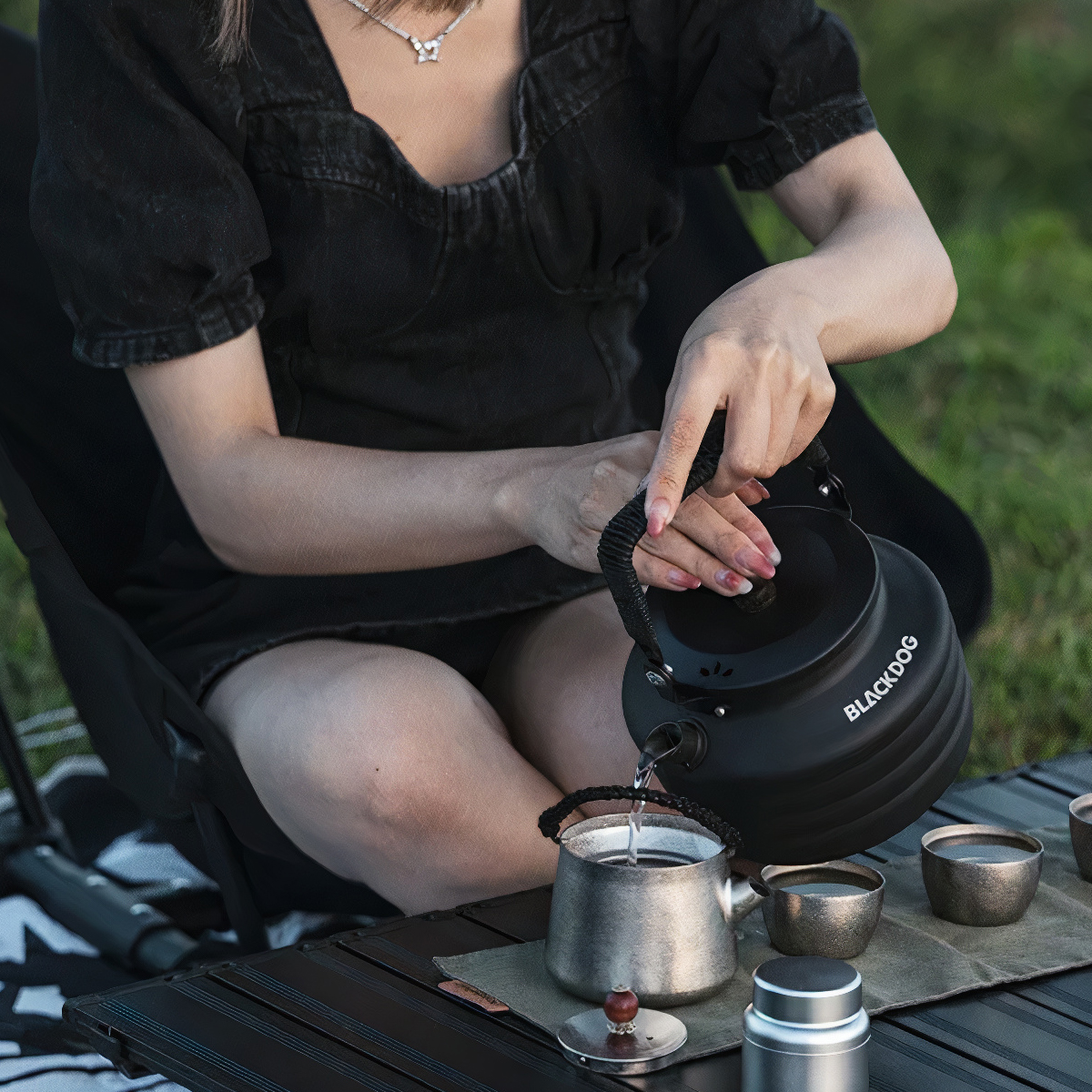 Blackdog Ấm đun nước dã ngoại nhôm 1.3L