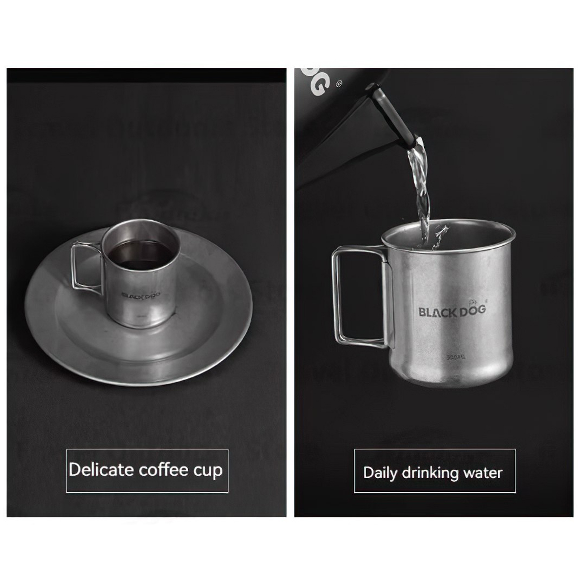 Blackdog BD-CJ005 & BD-CJ006 Đĩa - Ly (Cốc) Cắm Trại Glapming Retro