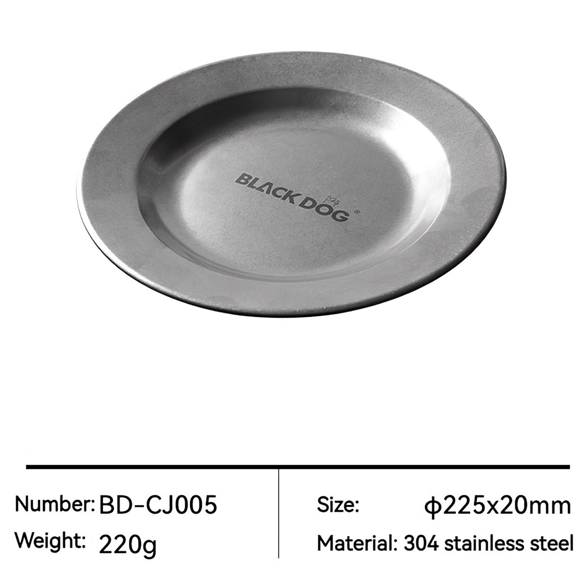 Blackdog BD-CJ005 & BD-CJ006 Đĩa - Ly (Cốc) Cắm Trại Glapming Retro