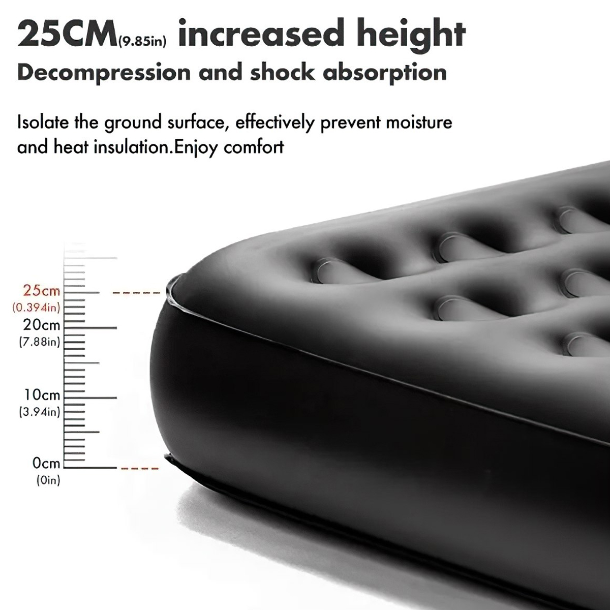 Blackdog BD-CQC001 Nệm Đôi Bơm hơi Cắm Trại