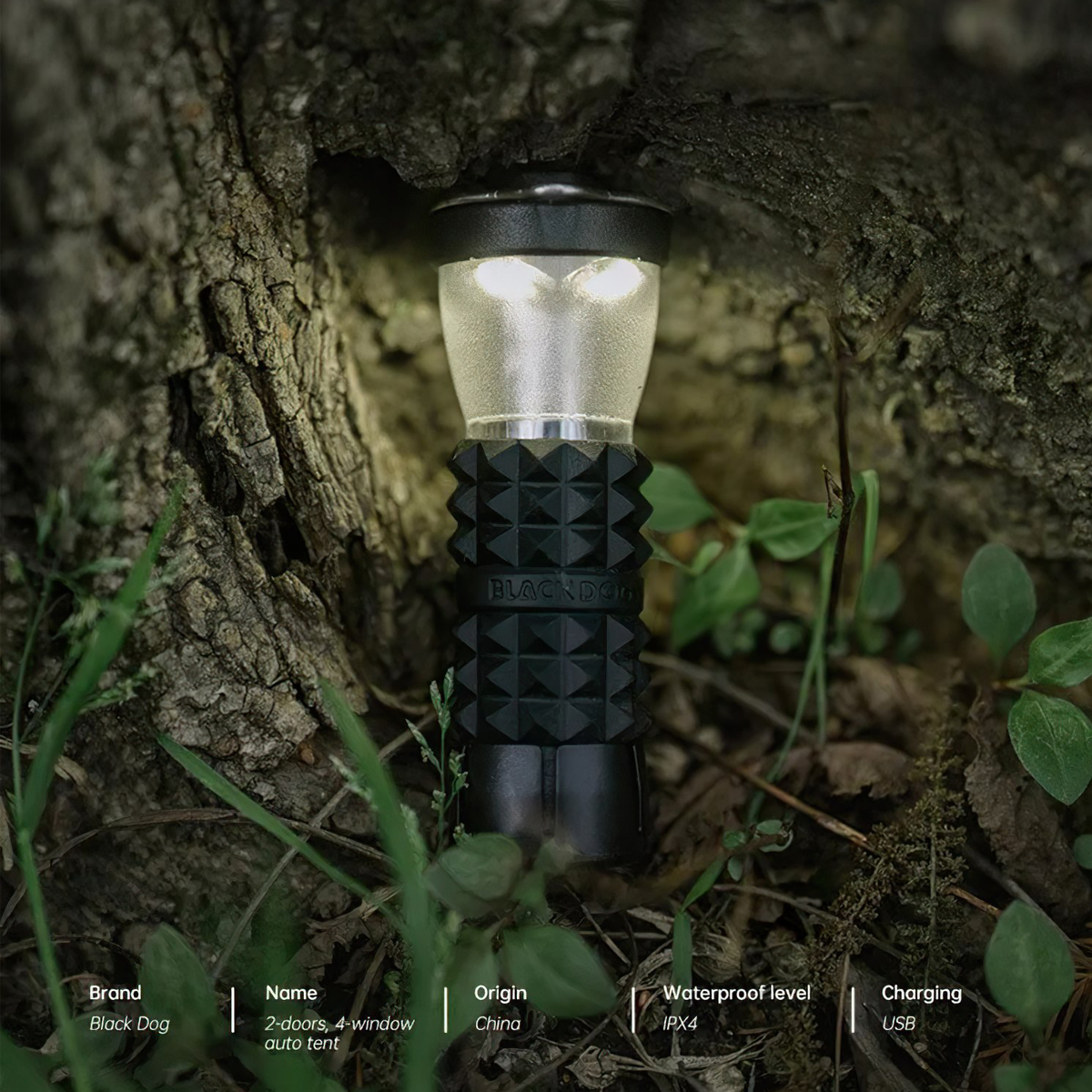 BlackDog BD-LYD003B Vỏ Silicon Bọc Đèn Cắm Trại