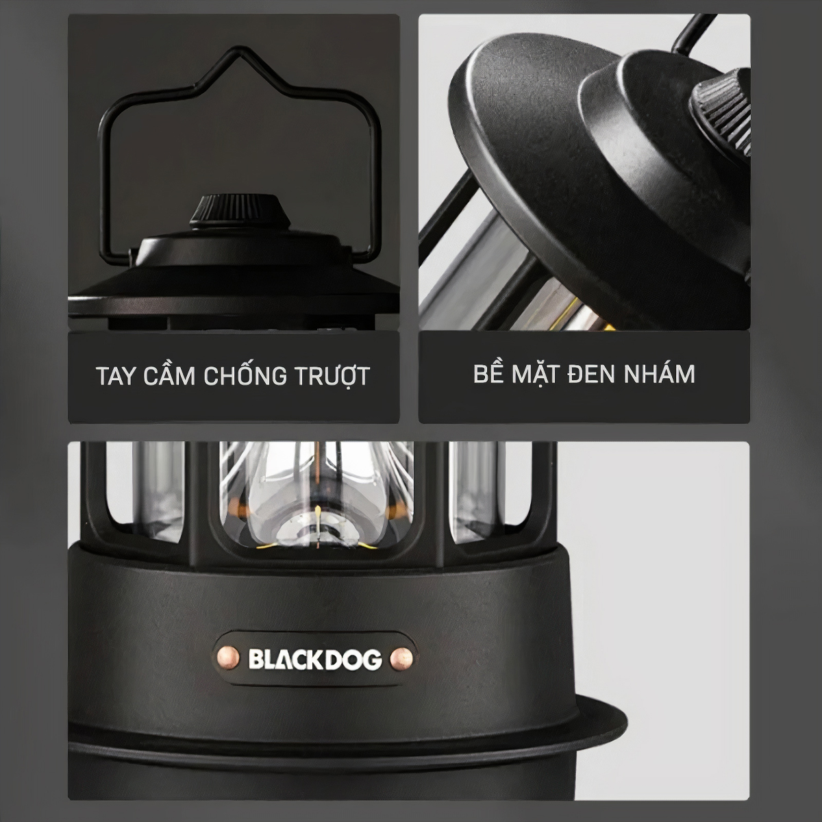 Blackdog Đèn Bão Cắm Trại Cổ Điển