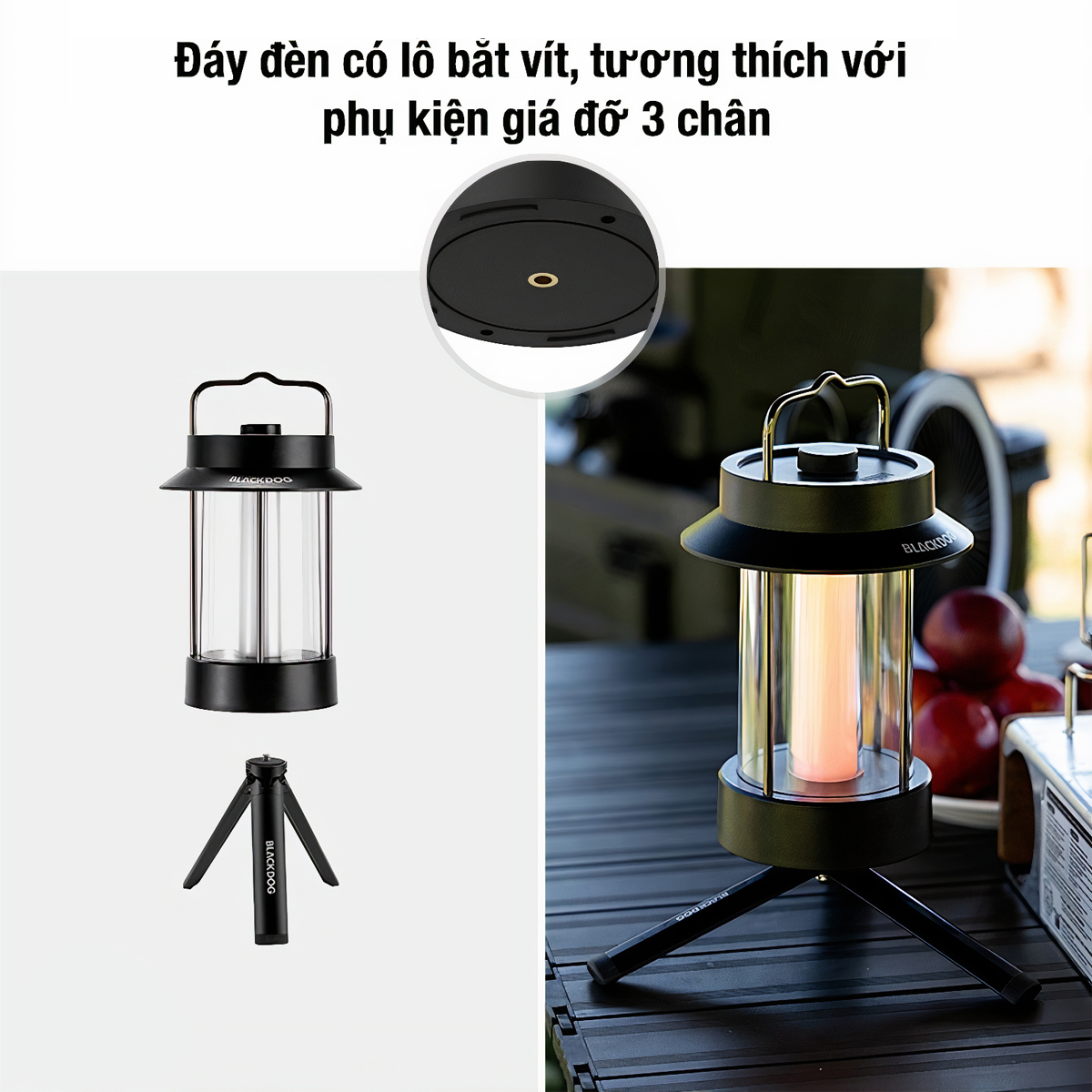 Blackdog Đèn bão cắm trại cổ điển