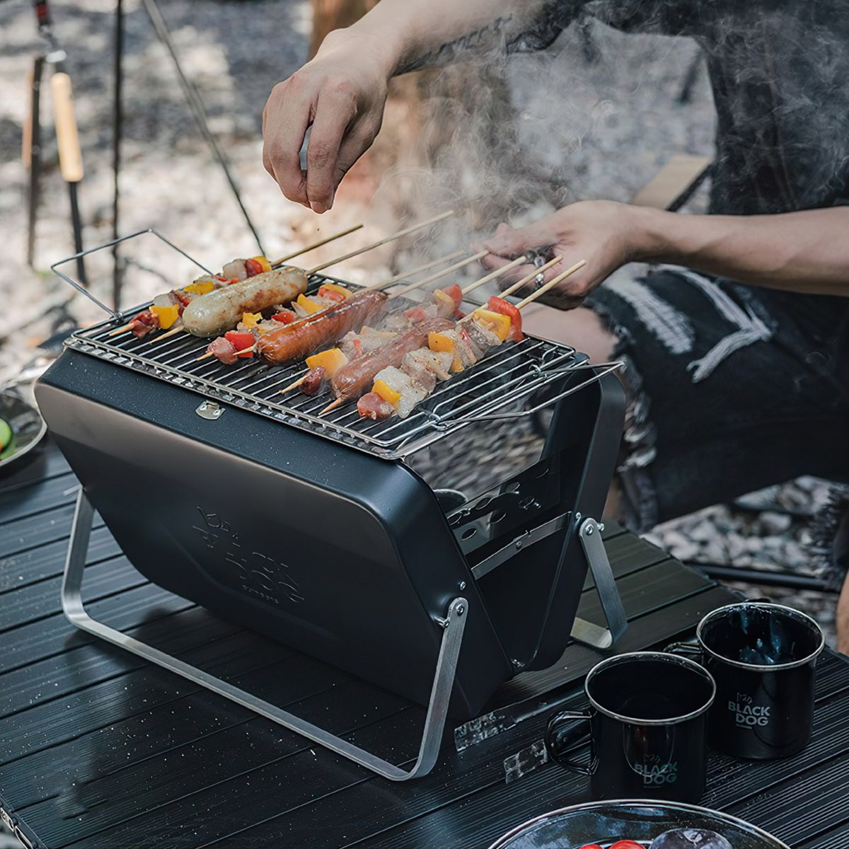 Blackdog BD-SKL001 Bếp Nướng Than Hoa Xếp Gọn Cắm Trại