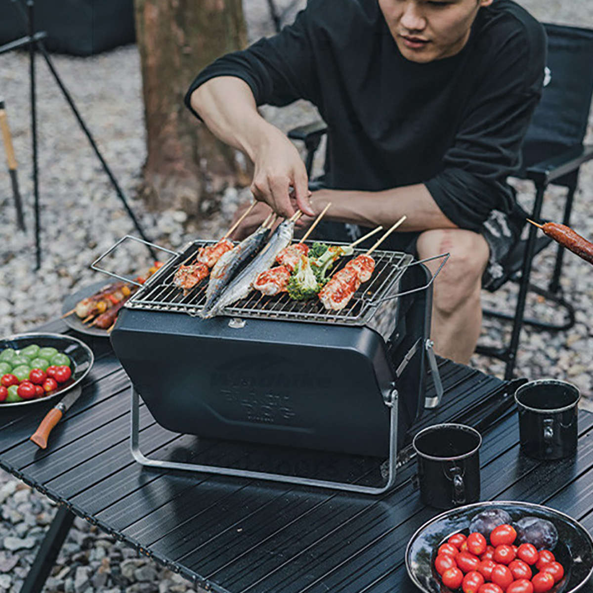 Blackdog BD-SKL001 Bếp Nướng Than Hoa Xếp Gọn Cắm Trại