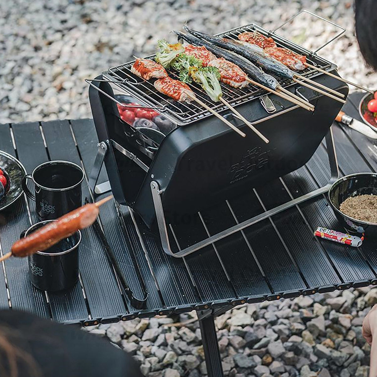 Blackdog BD-SKL001 Bếp Nướng Than Hoa Xếp Gọn Cắm Trại