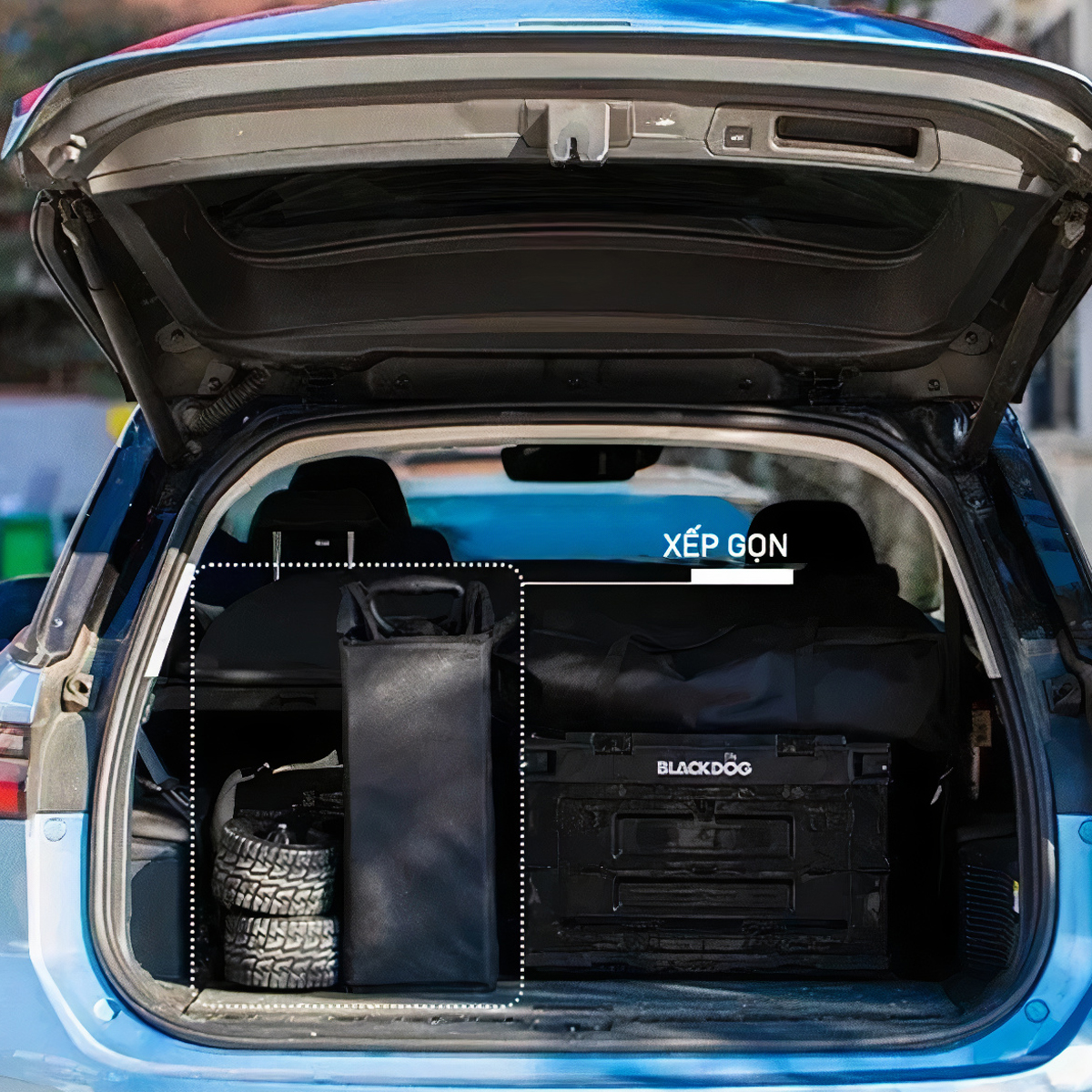 BlackDog Xe kéo cắm trại xếp gọn