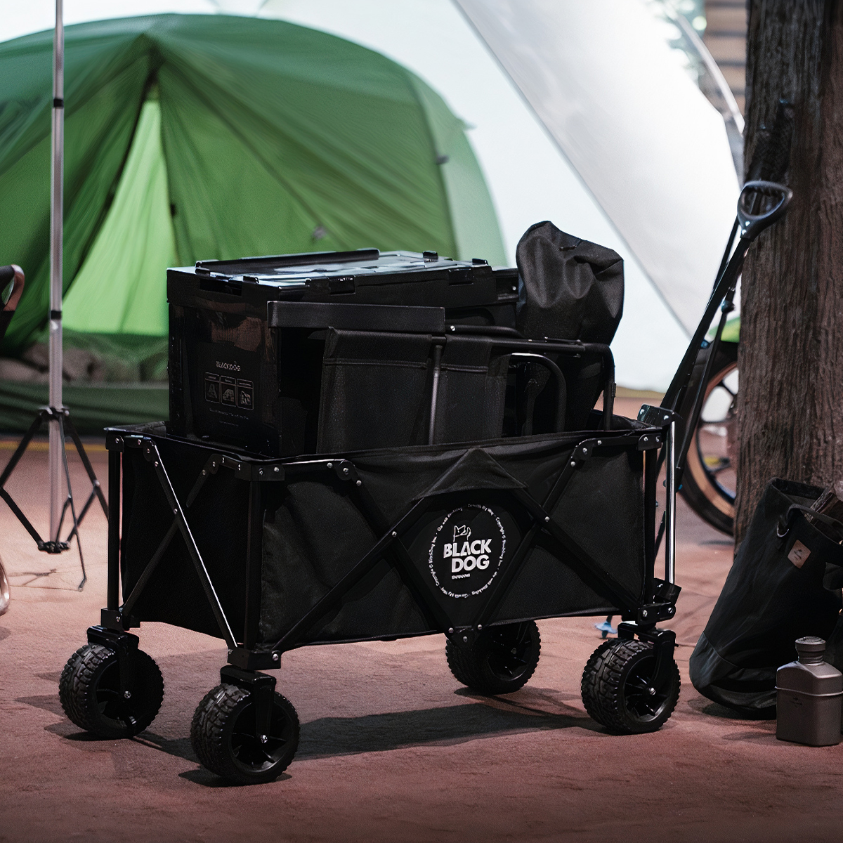 BlackDog Xe kéo cắm trại xếp gọn