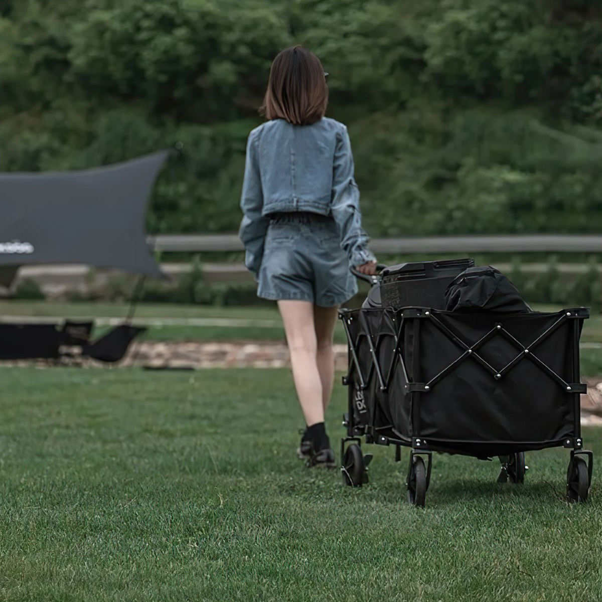 BlackDog BD-TC003 Xe Kéo Cắm Trại Xếp Gọn