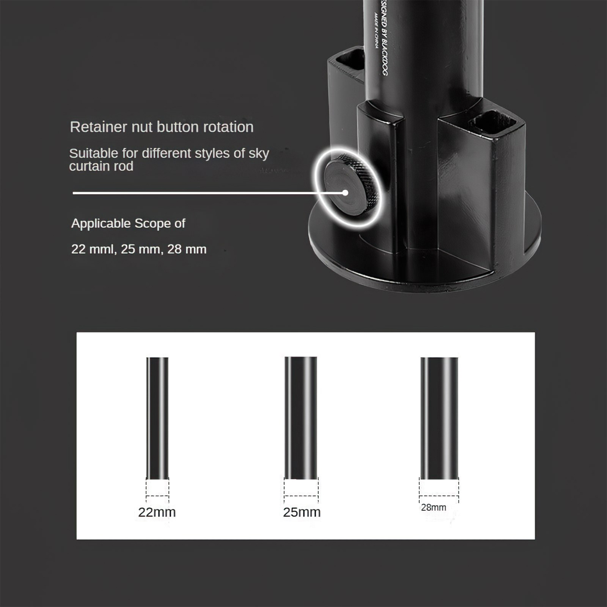 Blackdog BD-TMPJ006 Chân Đế Cắm Sào Chống Tăng