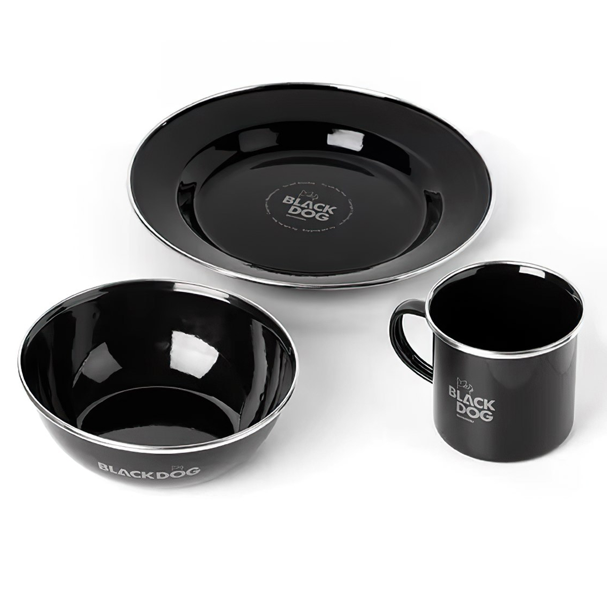 Blackdog BD-YC004 / BD-YC005 / BD-YC006 Bát Đĩa Tráng Men Cắm Trại