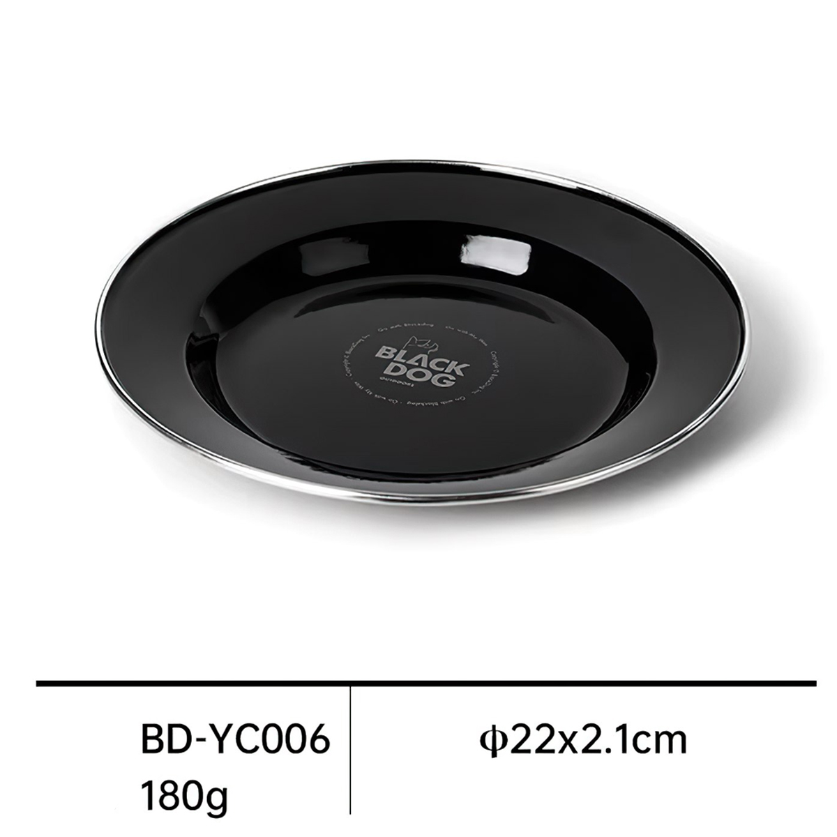 Blackdog BD-YC004 / BD-YC005 / BD-YC006 Bát Đĩa Tráng Men Cắm Trại