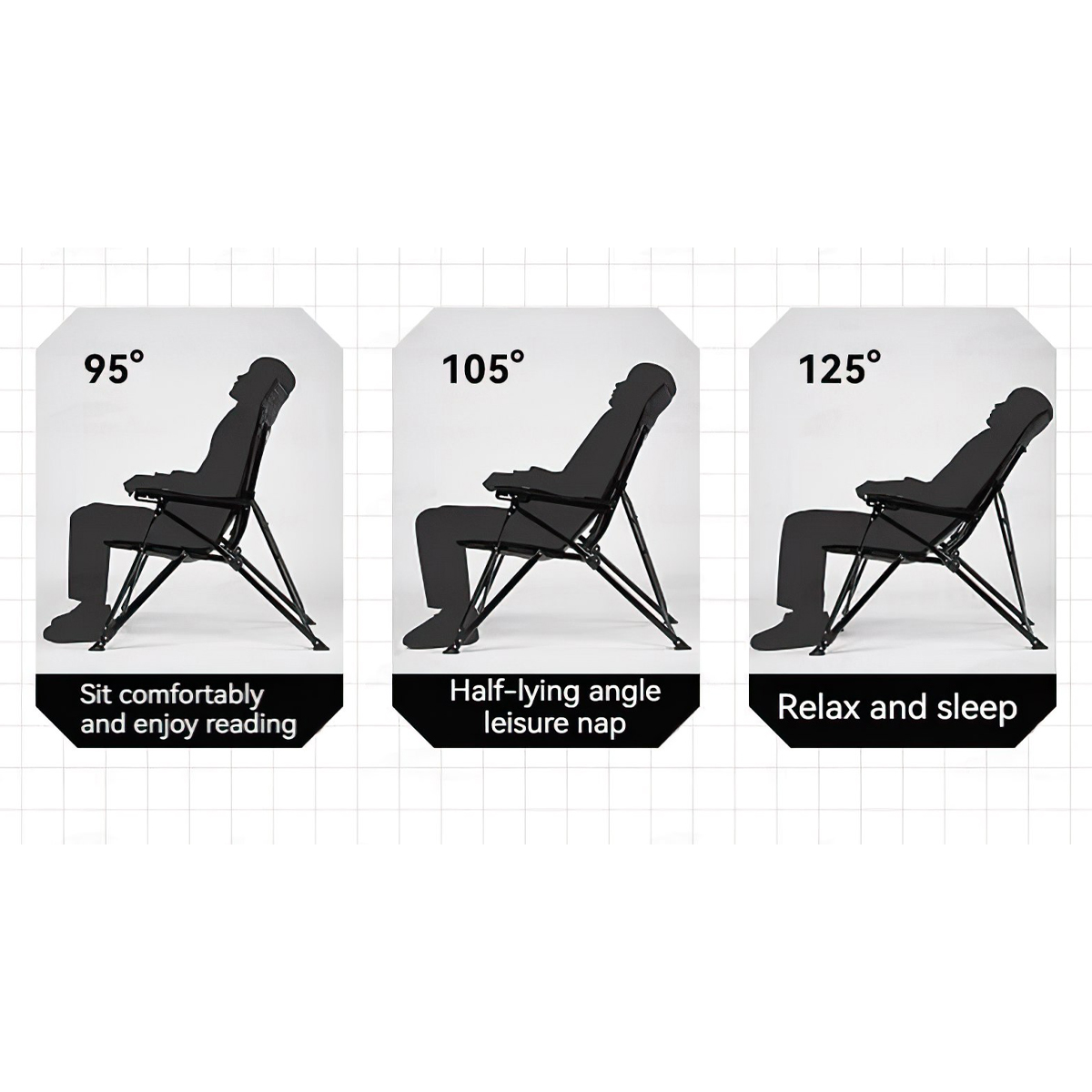 BLACKDOG BD-YZ022 Ghế Tựa Lưng Gấp Gọn Cắm Trại