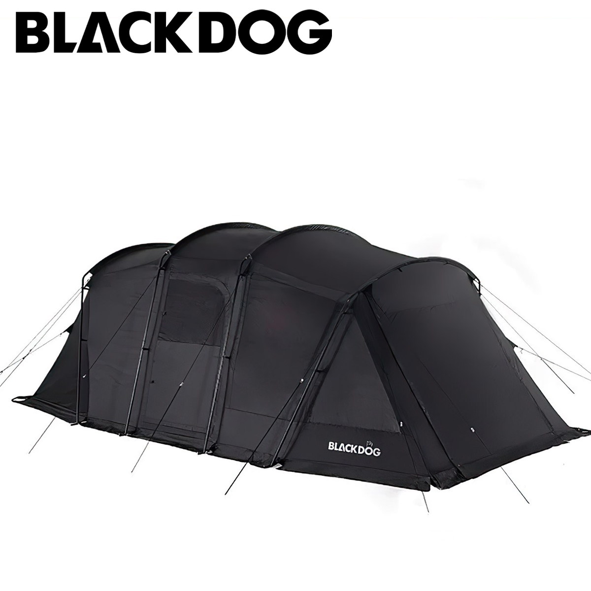 Lều Cắm Trại Du Lịch 3-4 Người Glamping Blackdog Tunnel Tent