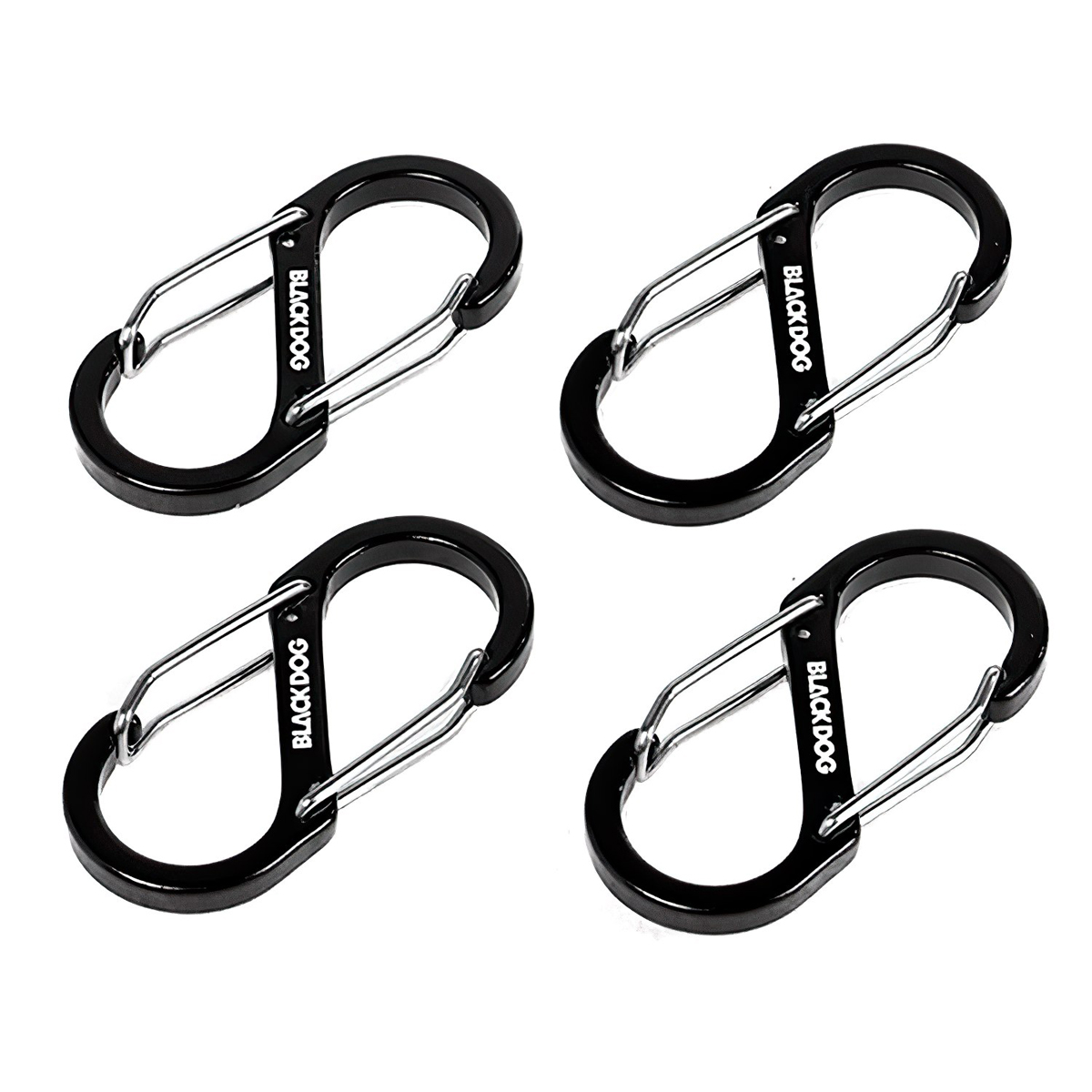 BlackDog BD-ZPPJ003 Bộ 4 móc carabiner chữ S