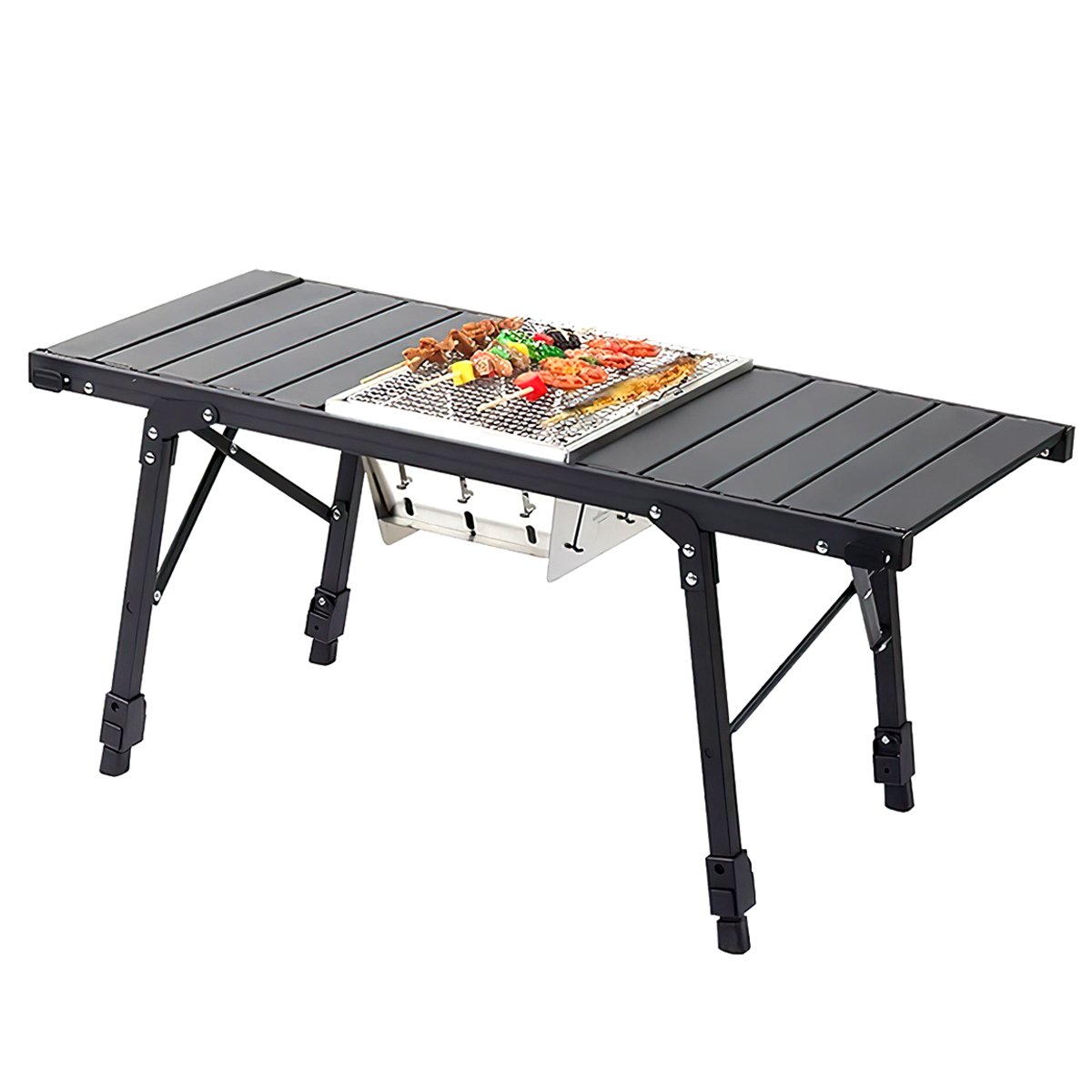 Blackdog Bàn Xếp IGT Kết Hợp Bếp Nướng Than Cắm Trại Xếp Gọn CBD2300CF012 / CBD2450JJ034 / CBD2300JJ019