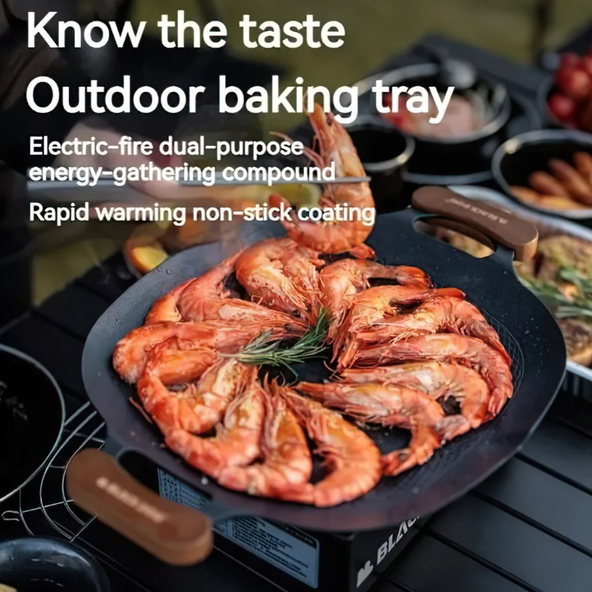 Blackdog CBD2300CW011 Chảo Chống dính Cắm Trại