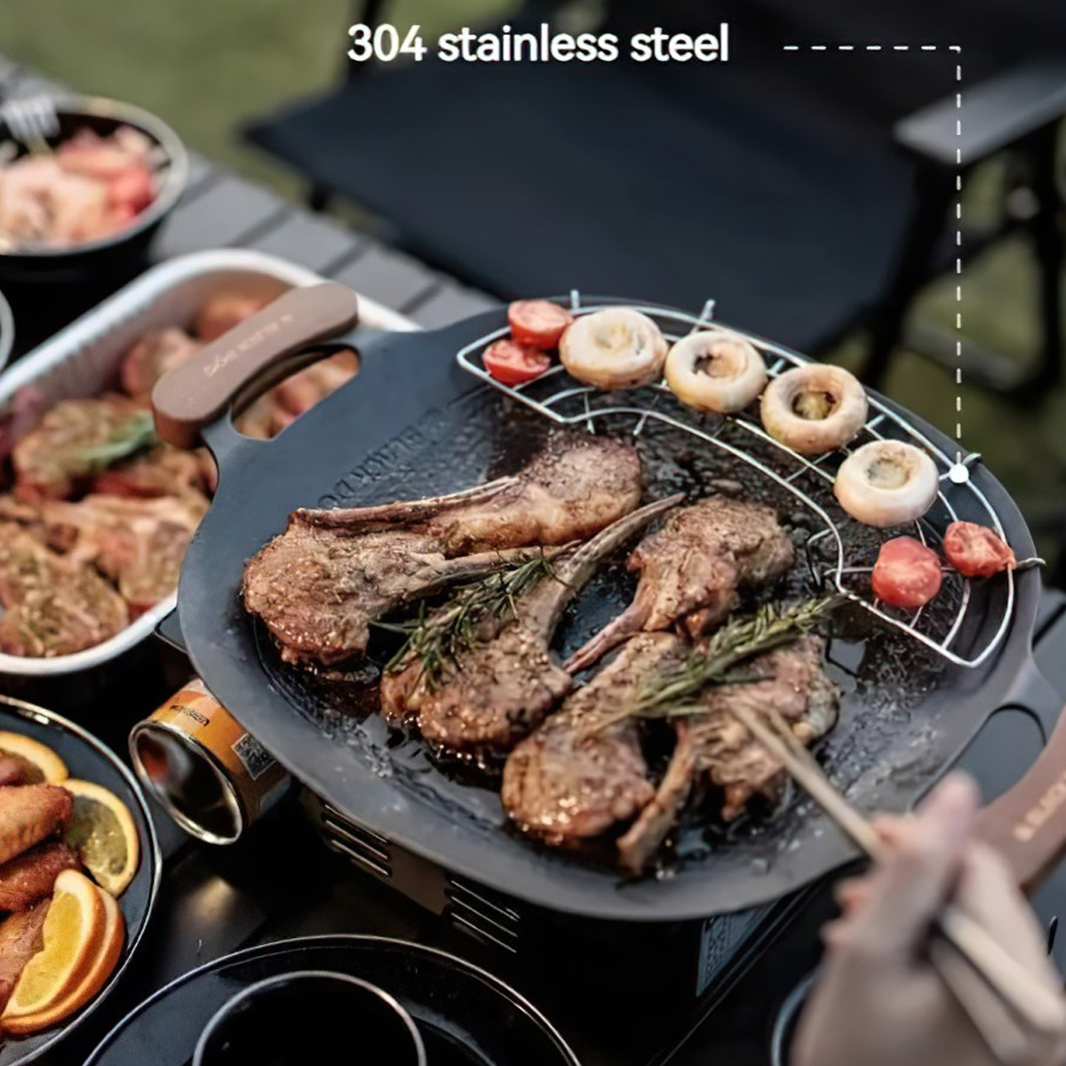 Blackdog CBD2300CW011 Chảo Chống dính Cắm Trại