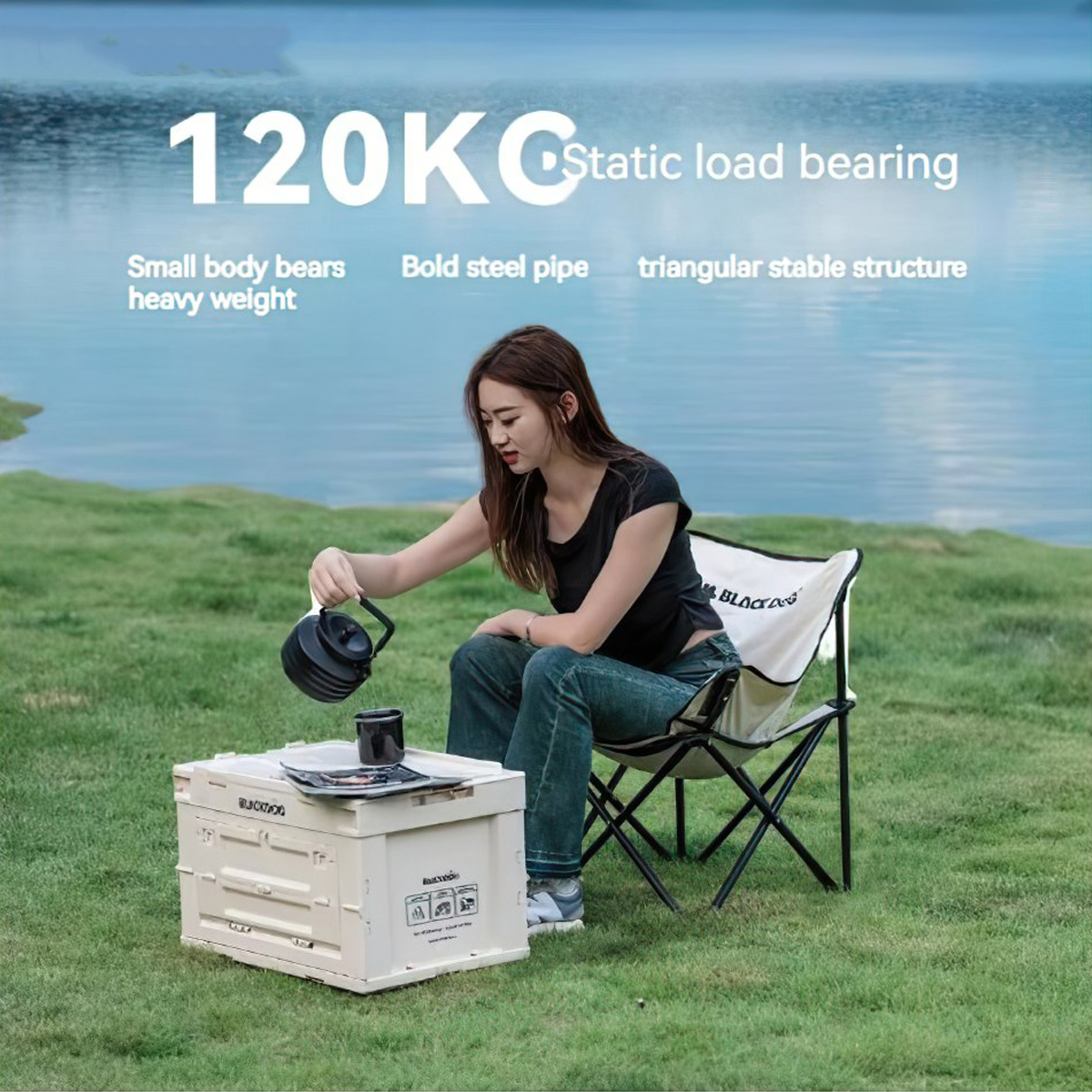 Blackdog CBD2300JJ020 Ghế Xếp Cắm Trại Thư Giãn