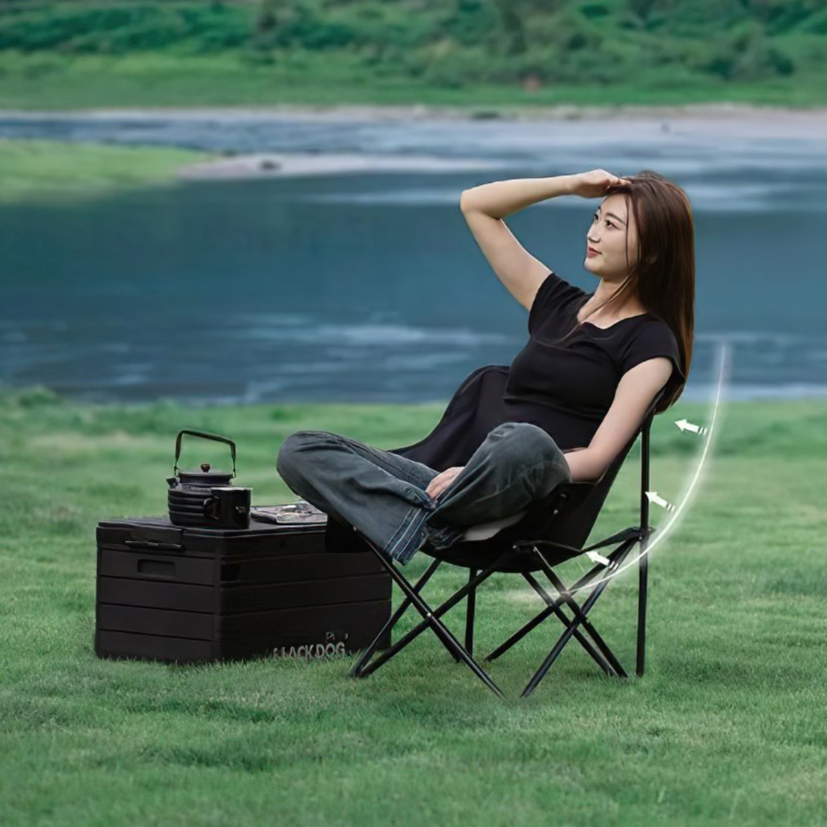 Blackdog CBD2300JJ020 Ghế Xếp Cắm Trại Thư Giãn