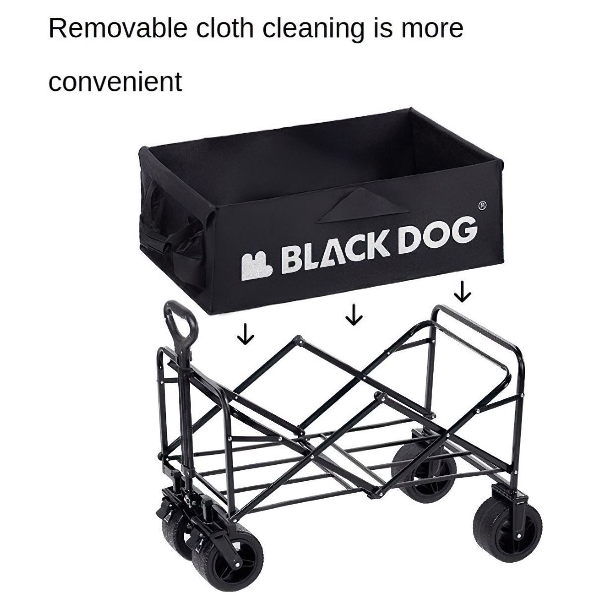 BlackDog CBD2300JJ023 Xe Kéo Cắm Trại Xếp Gọn