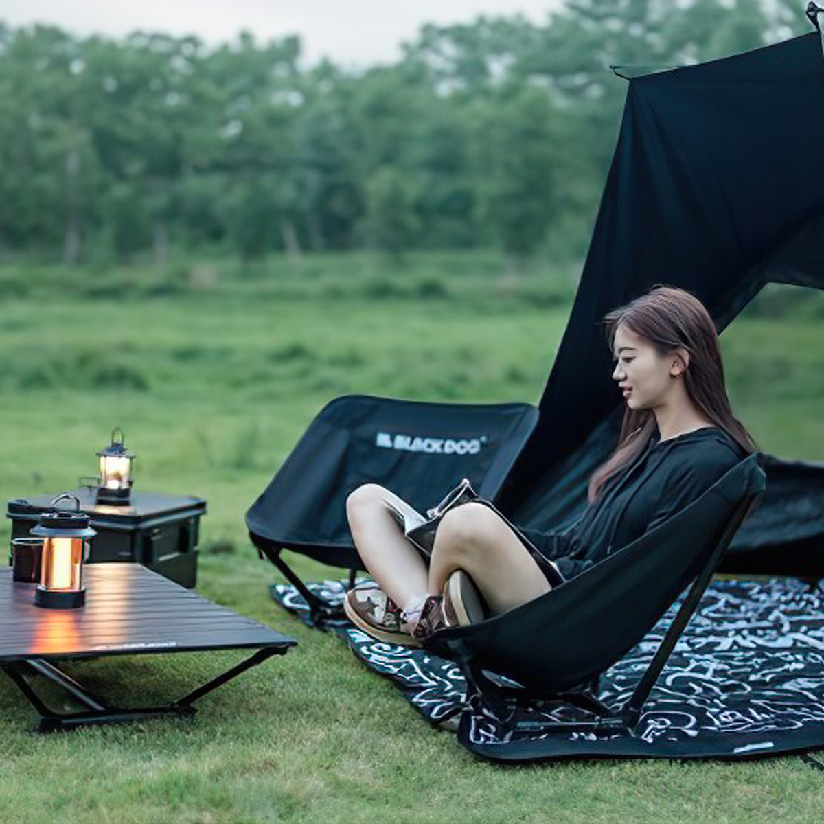 Blackdog CBD2300JJ025 Ghế Mặt Trăng Tựa Lưng Xếp Gọn Cắm Trại Multi gear