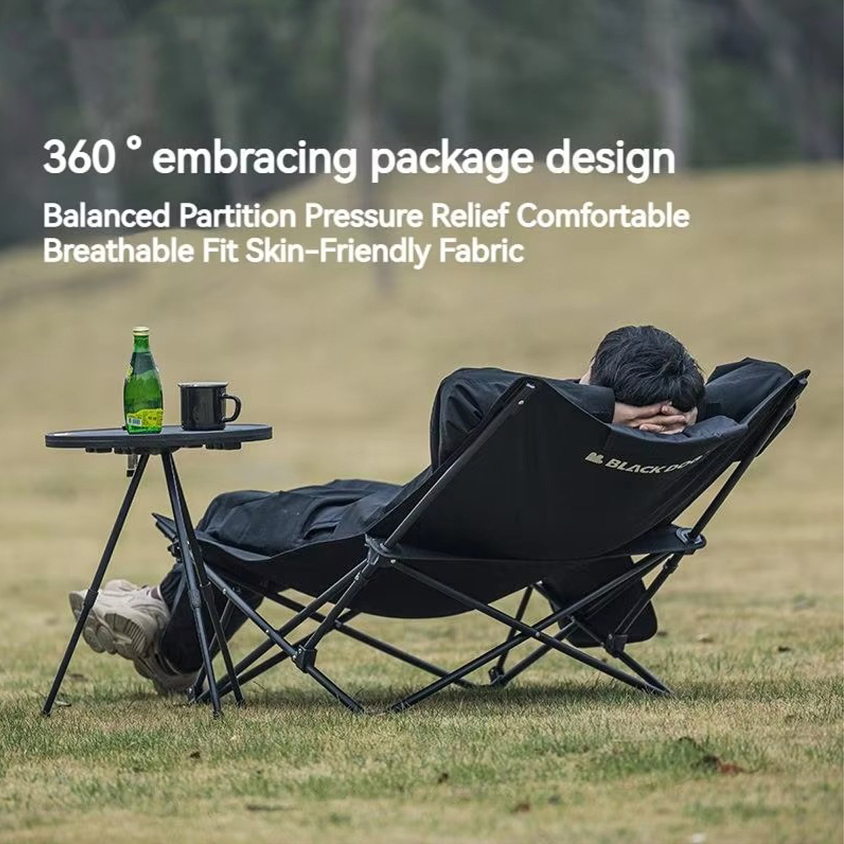Blackdog CBD2300JJ027 Ghế Xếp Ngã Lưng Cắm Trại Thư Giãn