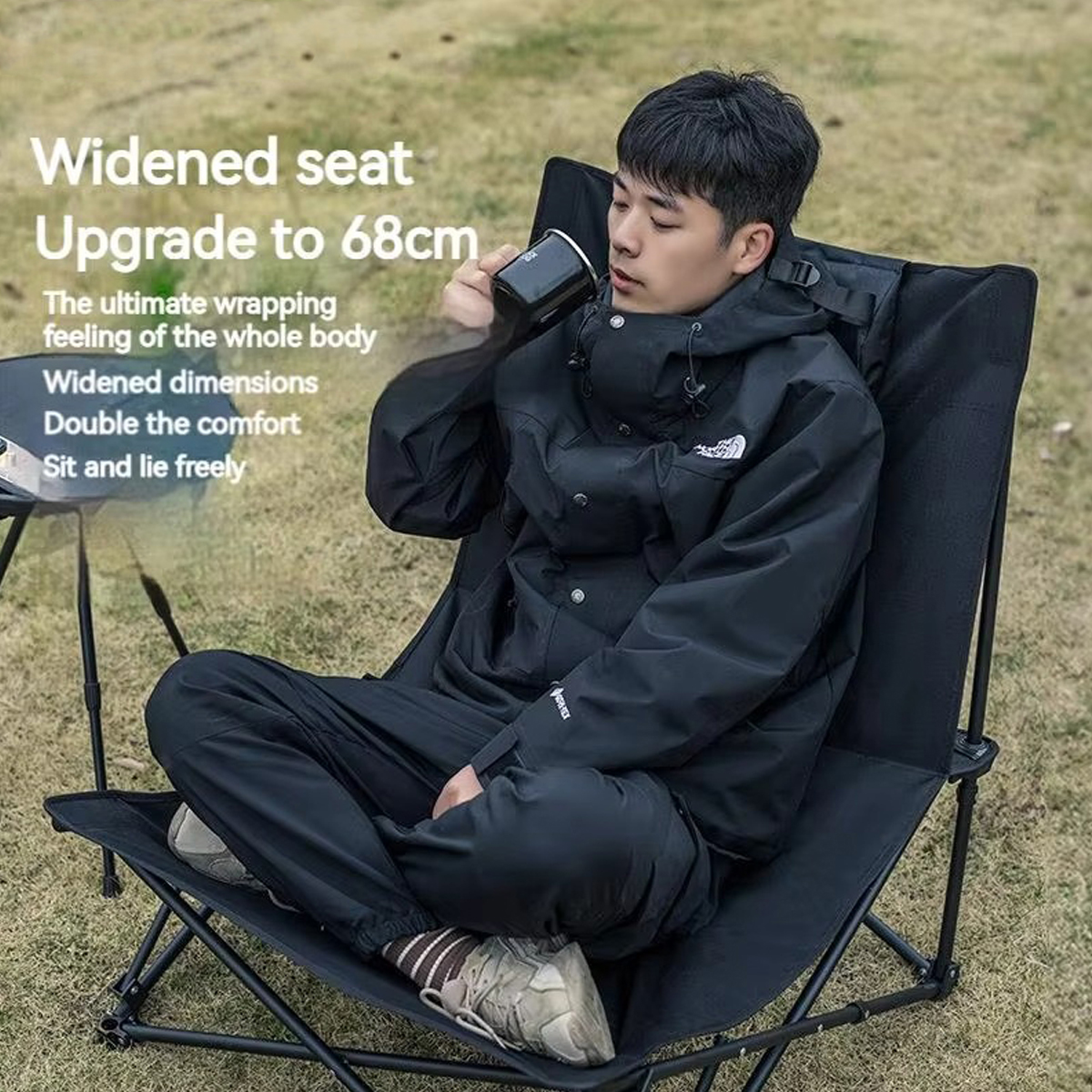 Blackdog CBD2300JJ027 Ghế Xếp Ngã Lưng Cắm Trại Thư Giãn