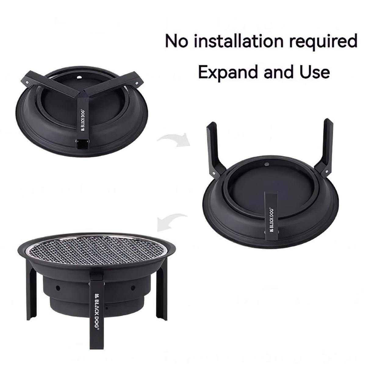 Blackdog CBD2350CF010 Bếp Nướng BBQ Xếp Gọn Cắm Trại