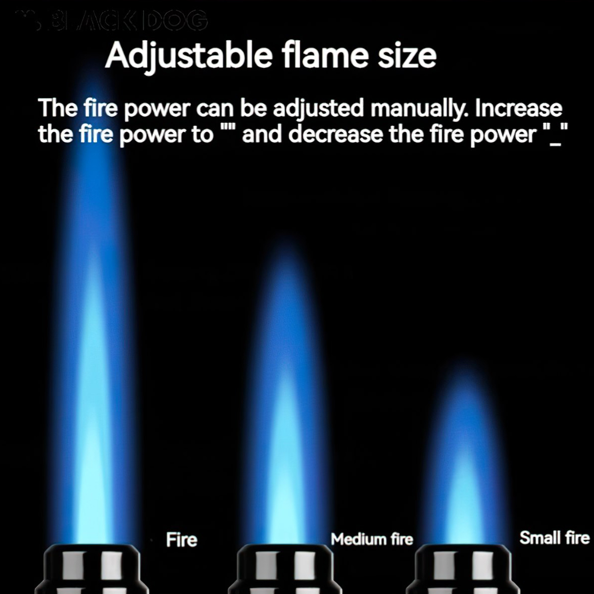 Blackdog CBD2450PJ011 Dụng Cụ Mồi Lửa Chống Gió Cắm Trại