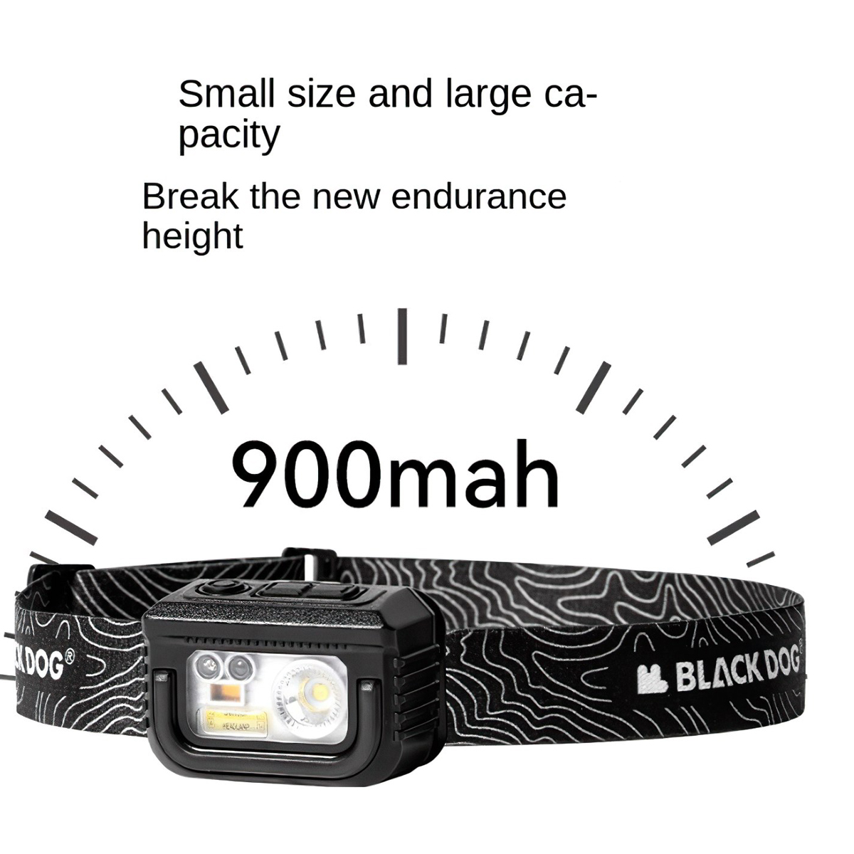 Blackdog CBD2450ZM010 Đèn Pin Đội Đầu Cắm Trại Cảm Biến Vẫy Tay