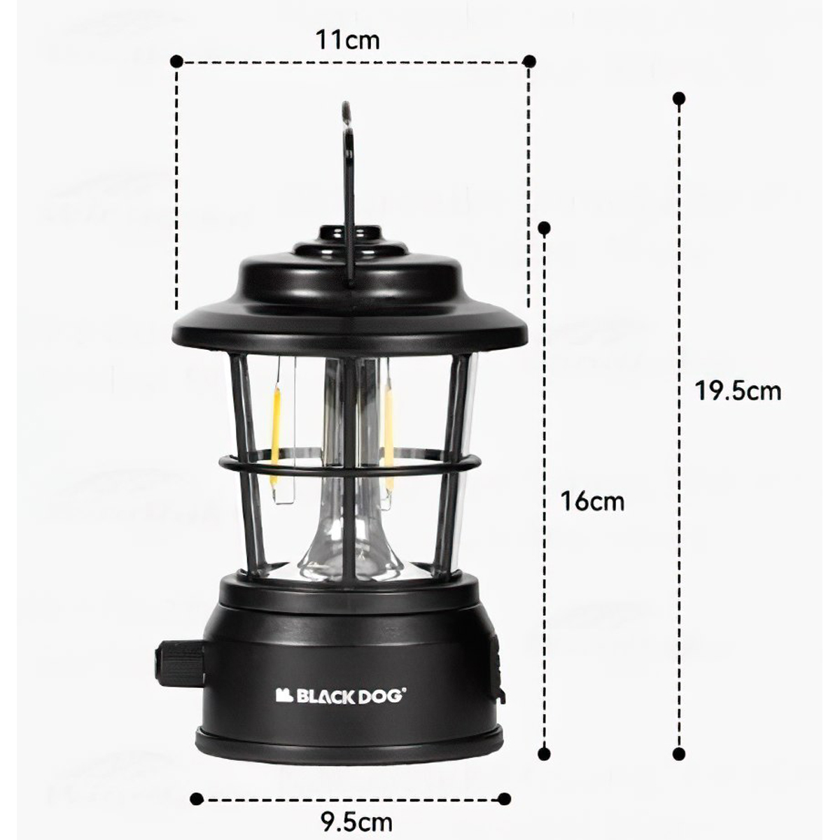 Blackdog CBD2450ZM021 Đèn Bão Cổ Điển Cắm Trại