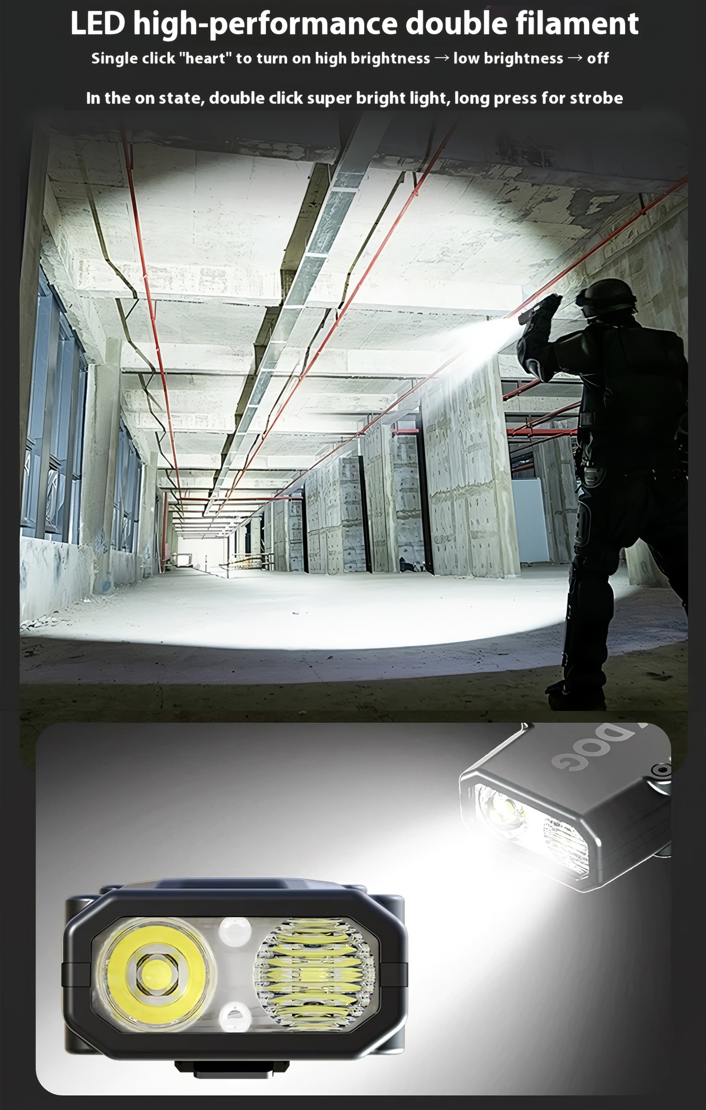 Blackdog Đèn Pin EDC Bỏ Túi Cắm Trại Đa Năng Yeren R1 CBD2550ZM019