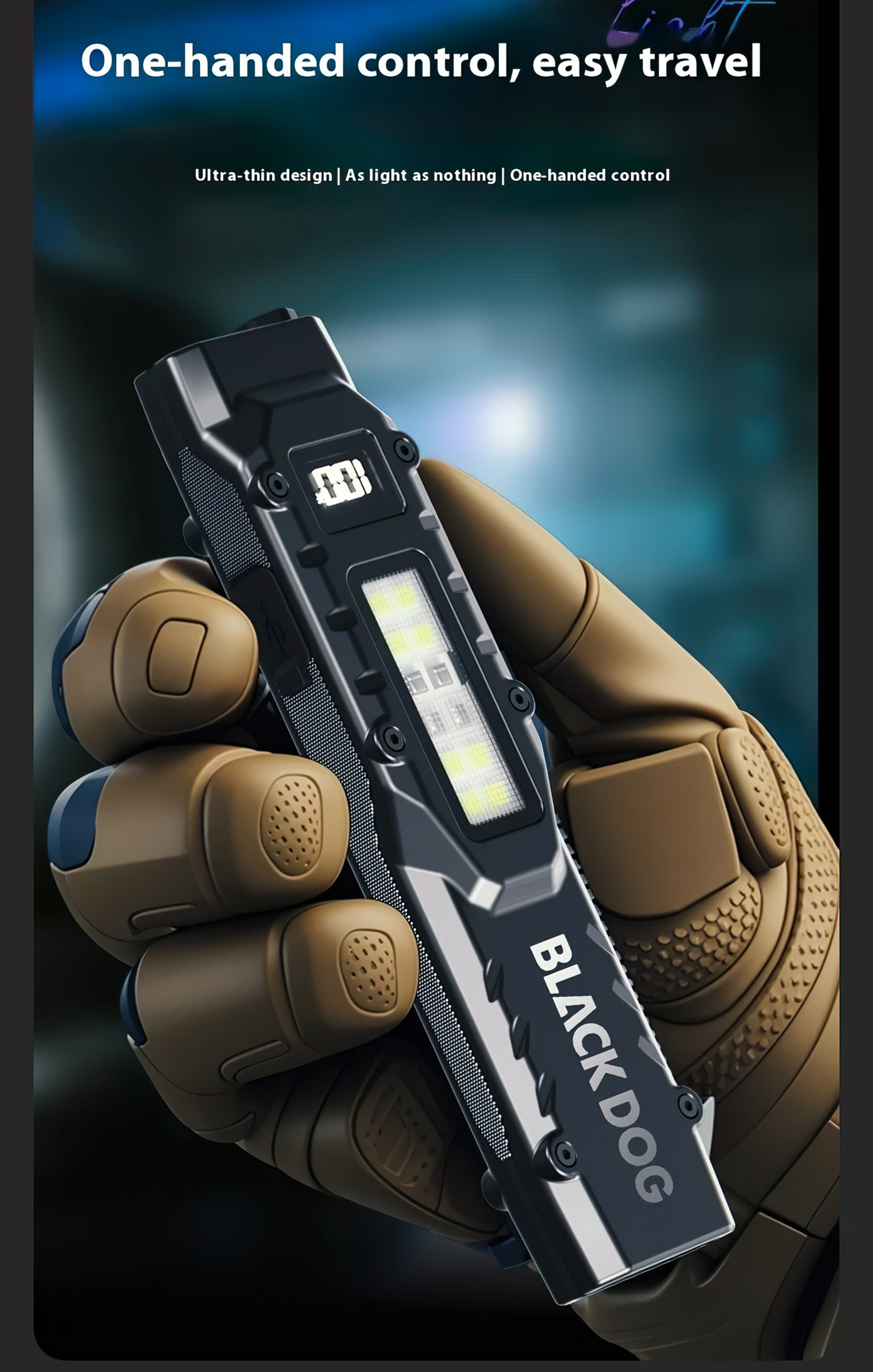 Blackdog Đèn Pin EDC Bỏ Túi Cắm Trại Đa Năng Yeren R1 CBD2550ZM019