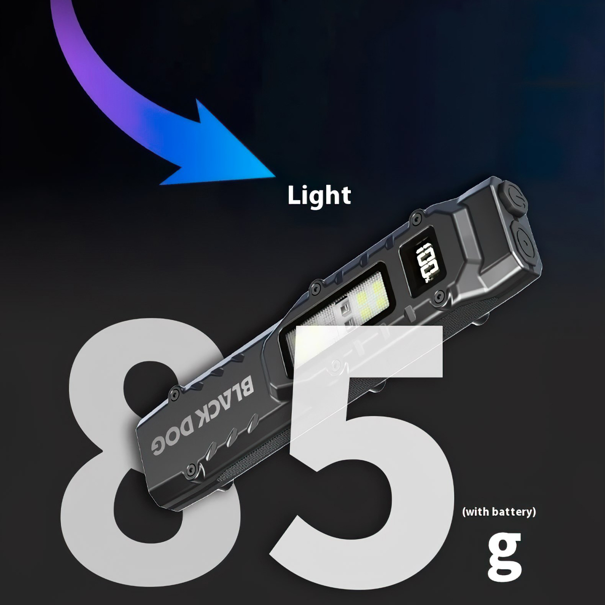 Blackdog Đèn Pin EDC Bỏ Túi Cắm Trại Đa Năng Yeren R1 CBD2550ZM019