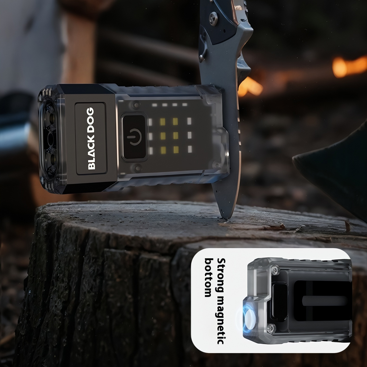 Blackdog Đèn pin EDC Xoay Đầu Cắm Trại Đa Năng CBD2550ZM016