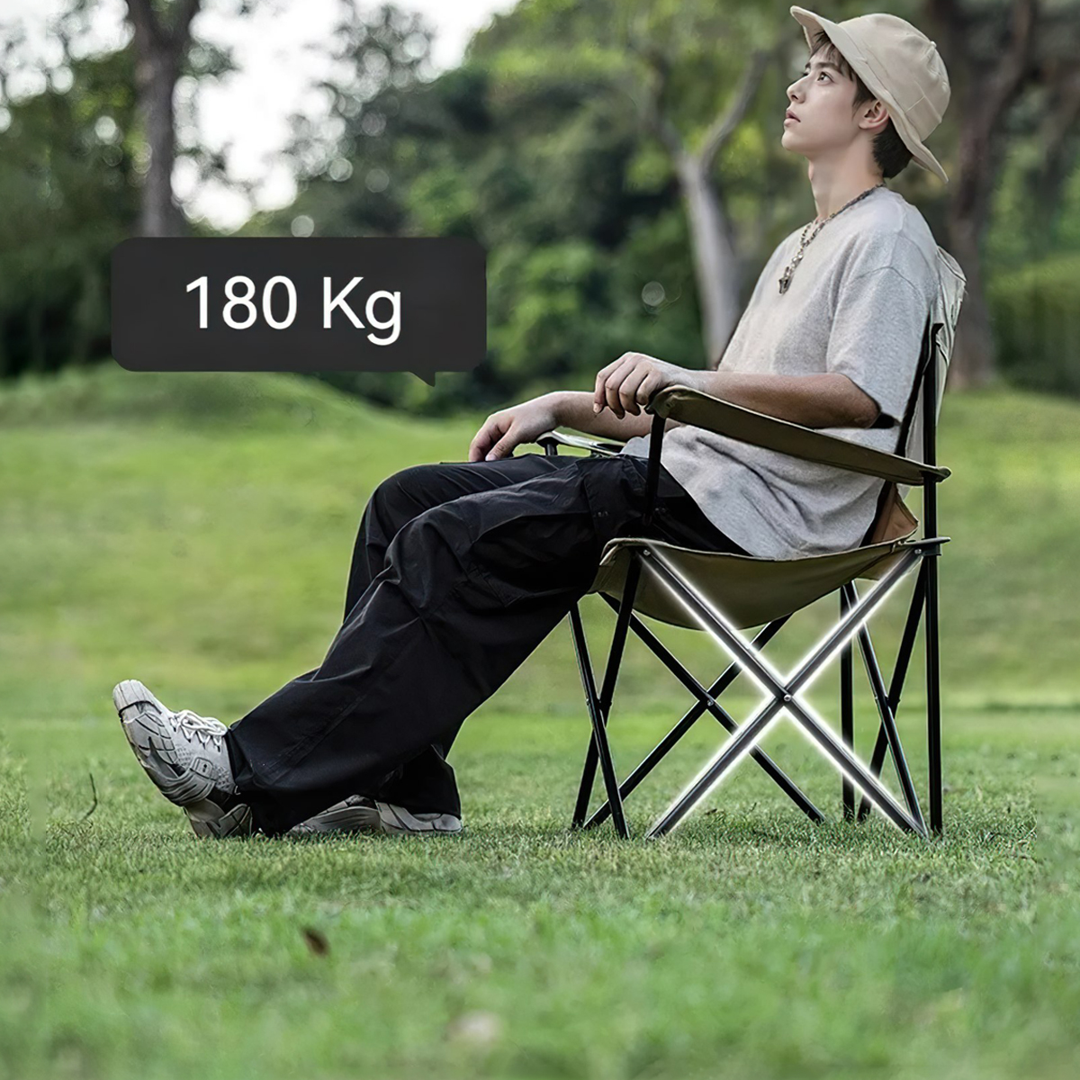 Blackdog Ghế Cắm Trại Câu Cá Gấp Gọn Tựa Tay CBD2550JJ054 - CBD2550JJ055