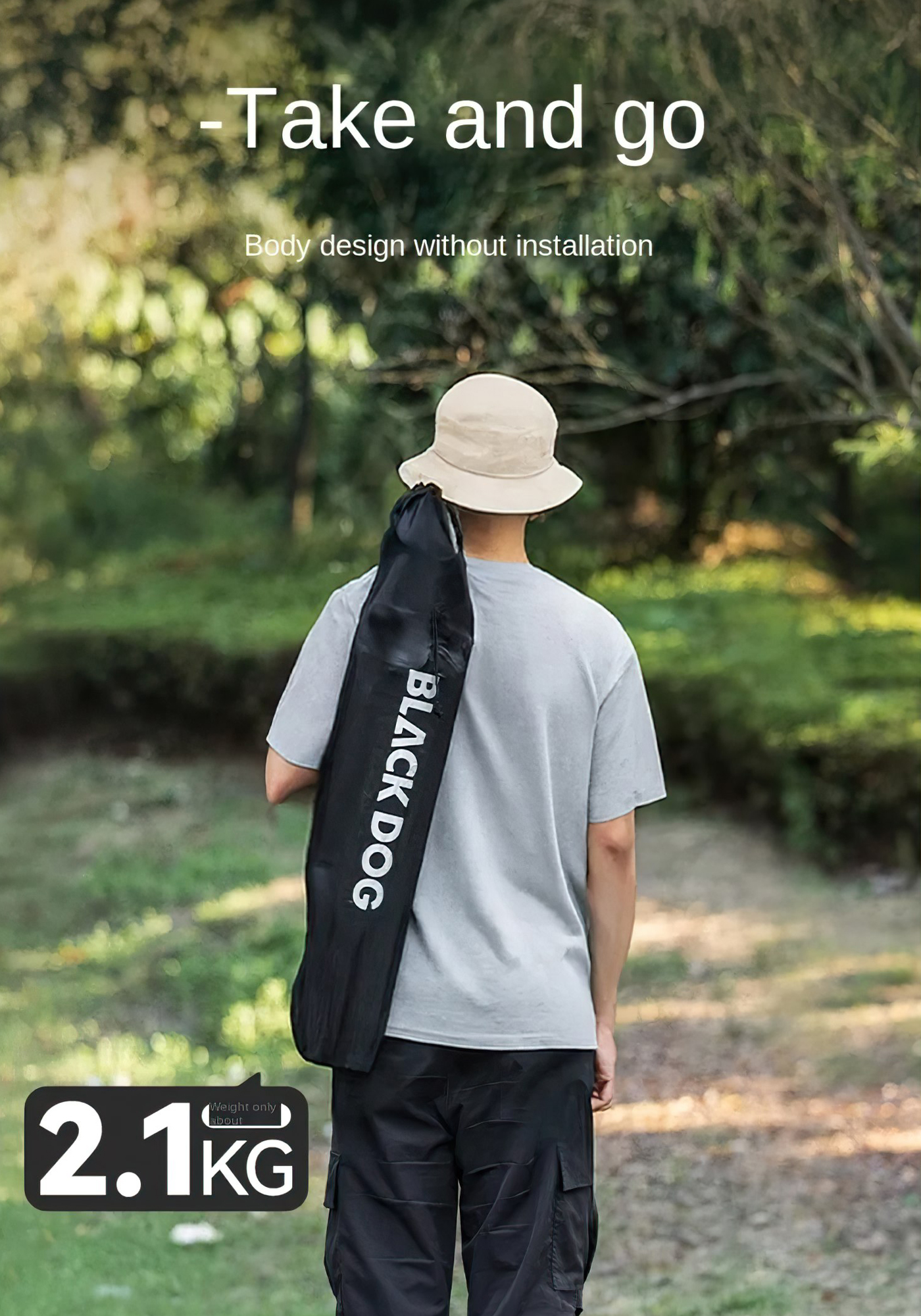 Blackdog Ghế Cắm Trại Câu Cá Gấp Gọn Tựa Tay CBD2550JJ054 - CBD2550JJ055