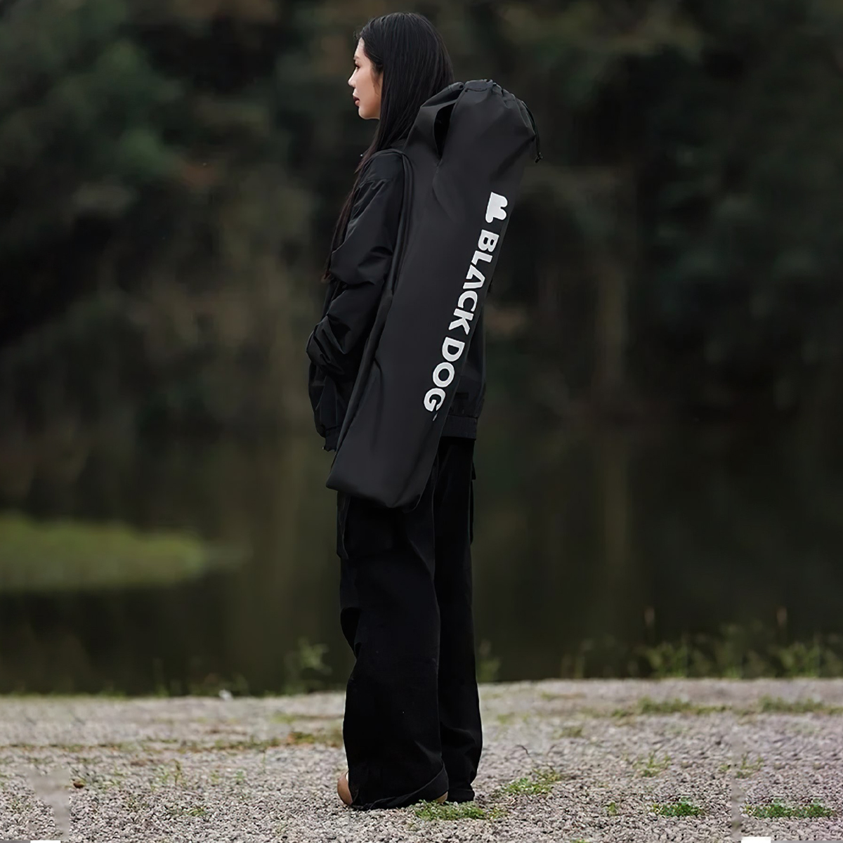 Blackdog Ghế Cắm Trại Gấp Gọn Lưng Cao Tựa Đầu CBD2450JJ042